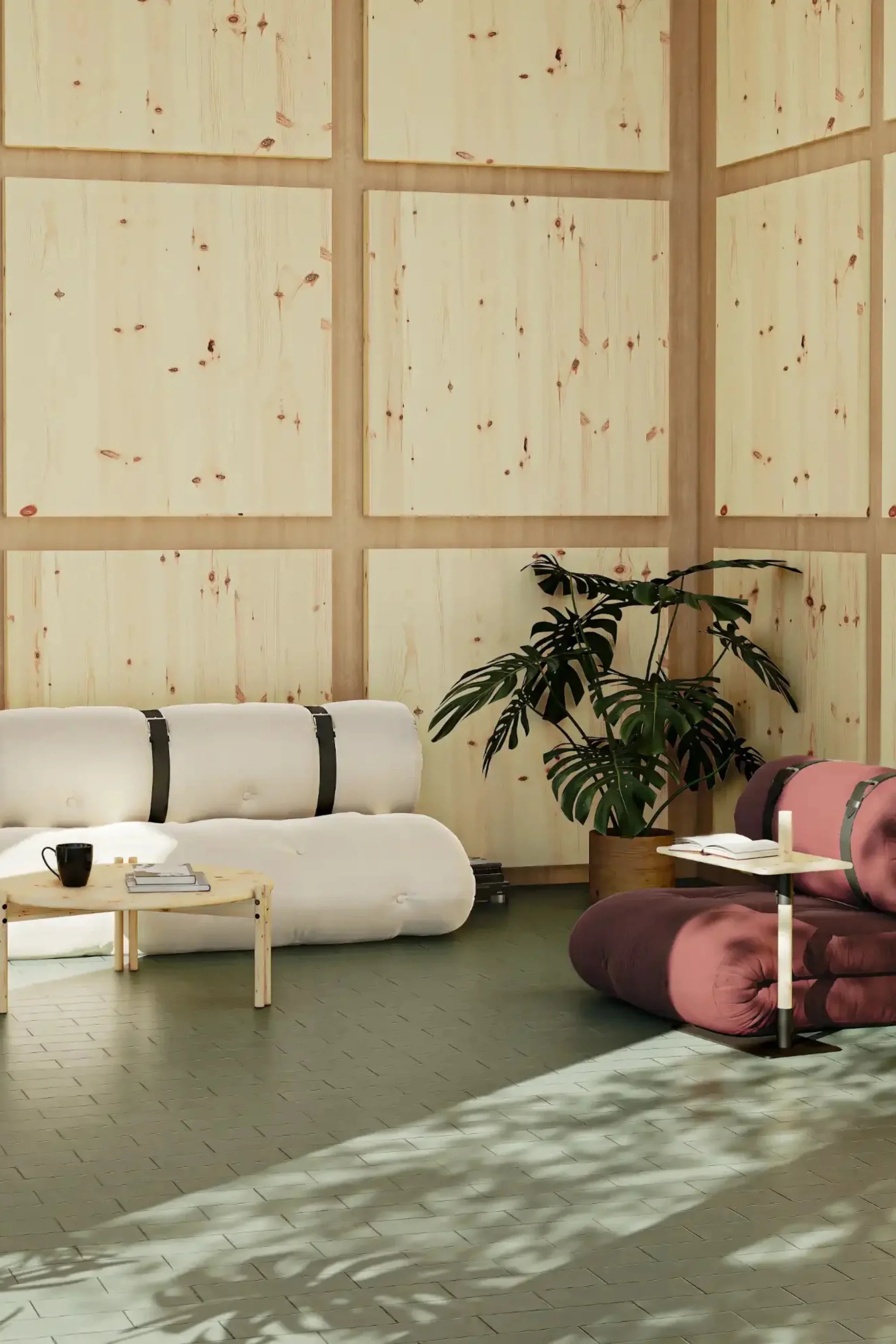 Buckle-Up Futon Sofa