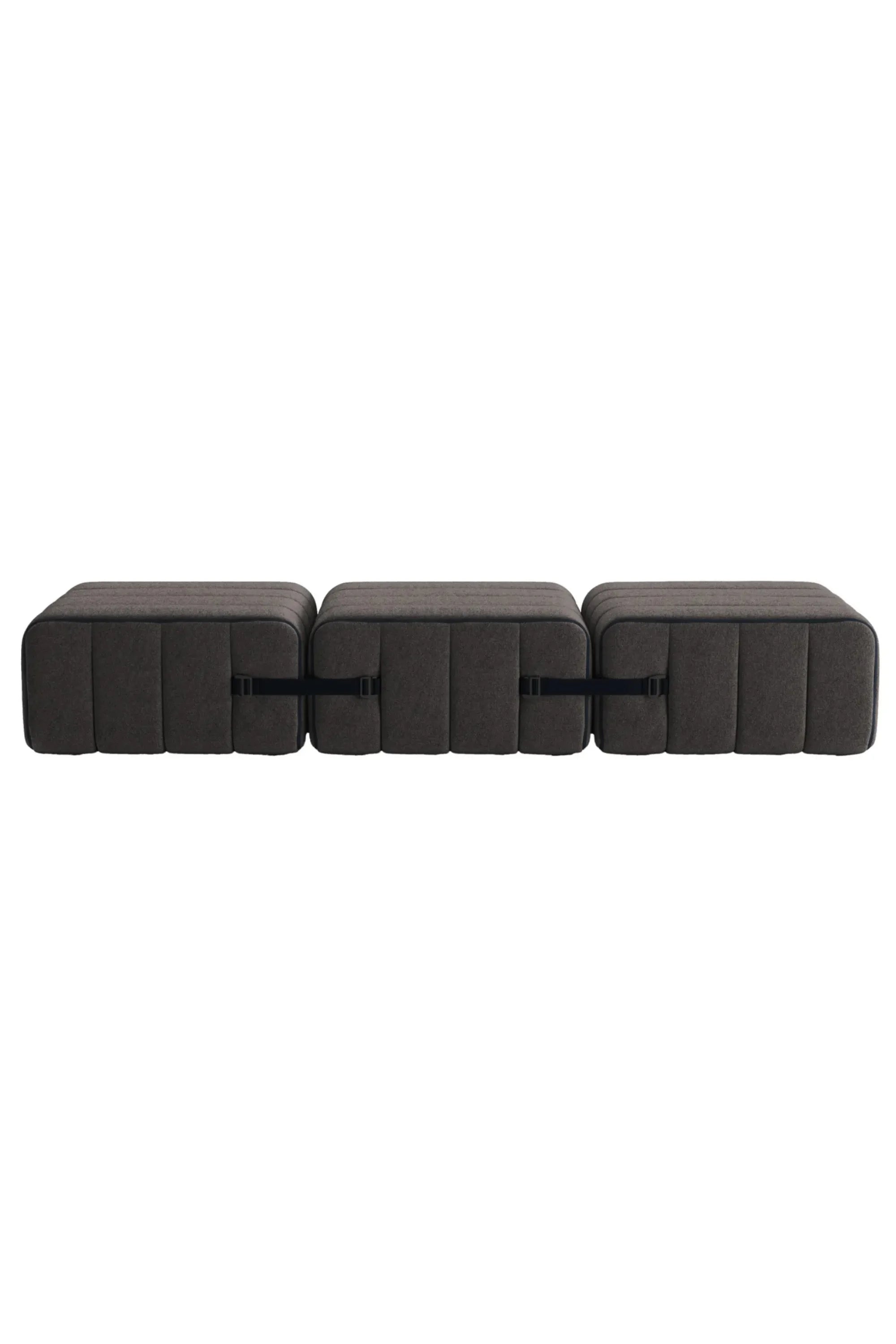 Curt Modular Sofa System - Fabric Jet - THAT COOL LIVING