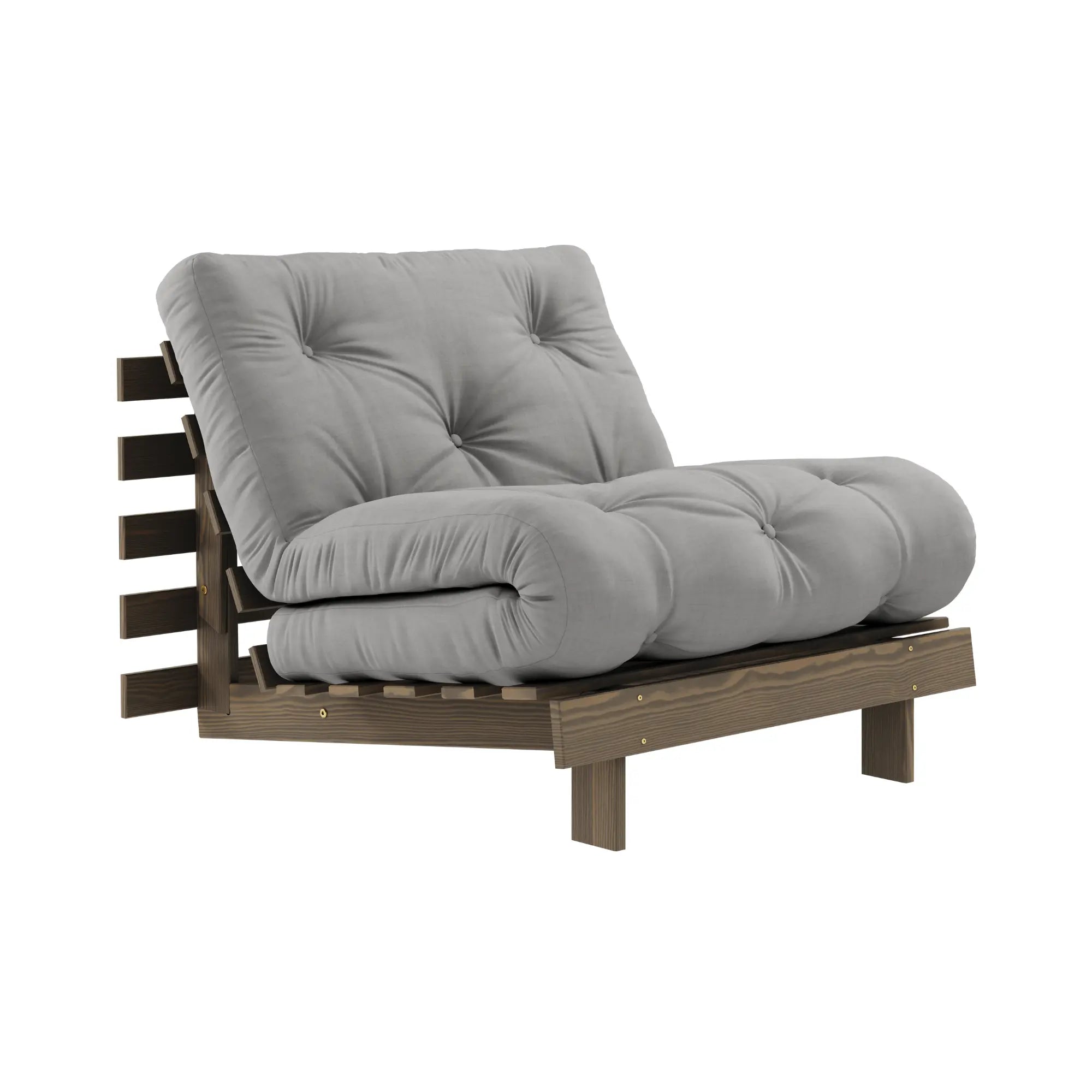 Stylish Roots Sofa Bed with sturdy wooden frame and elegant design