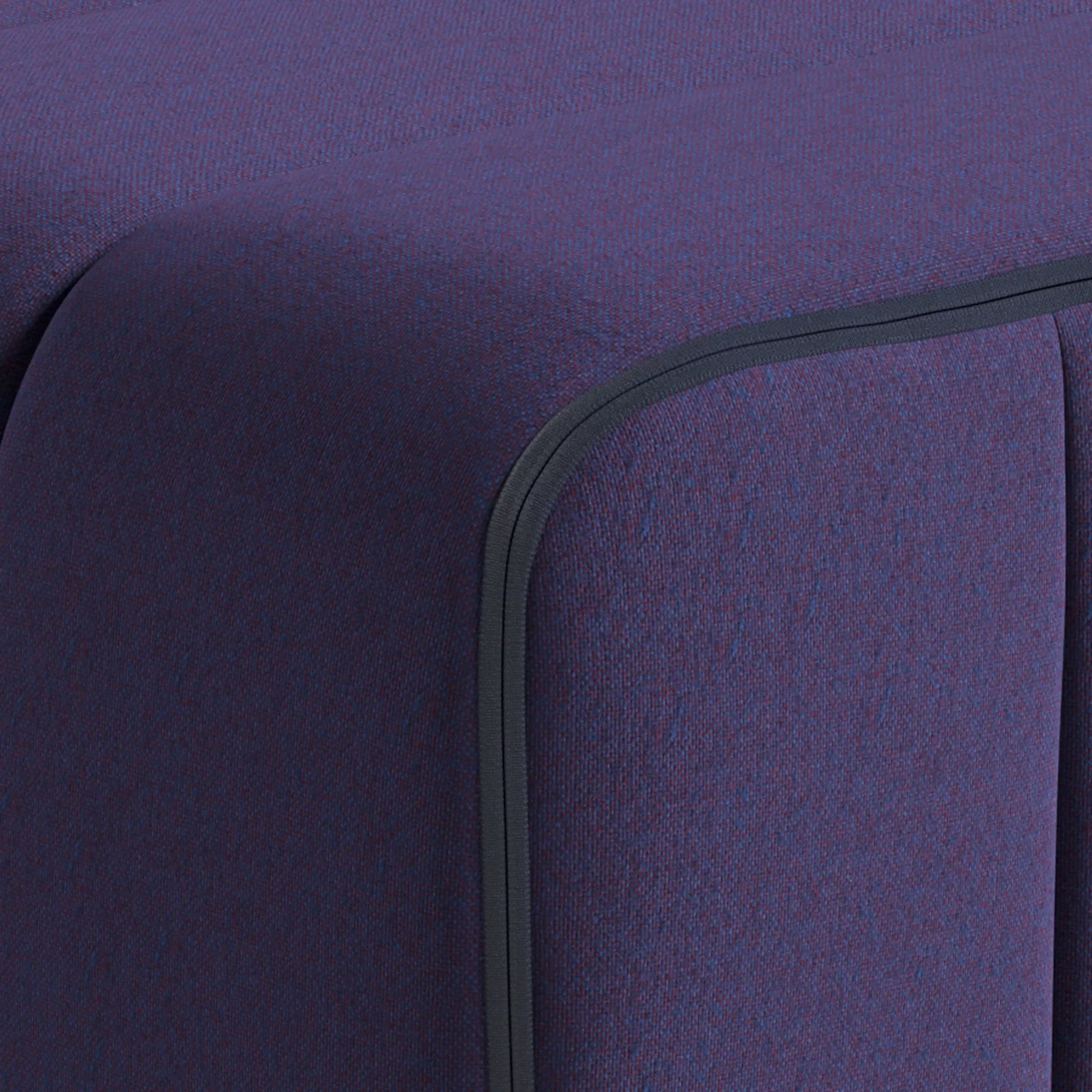 Curt Modular Sofa System - Fabric Jet - THAT COOL LIVING