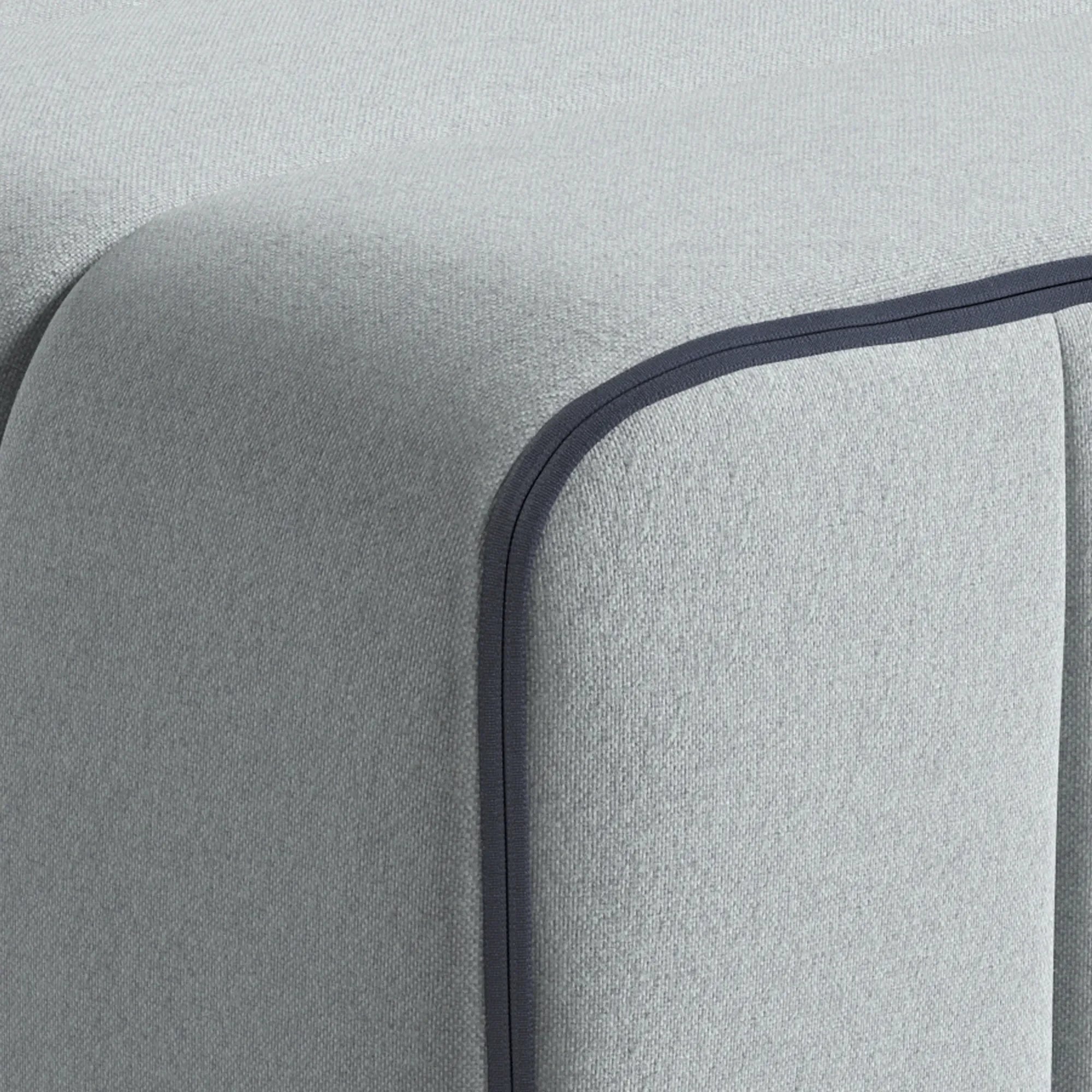Curt Modular Sofa System - Fabric Jet - THAT COOL LIVING