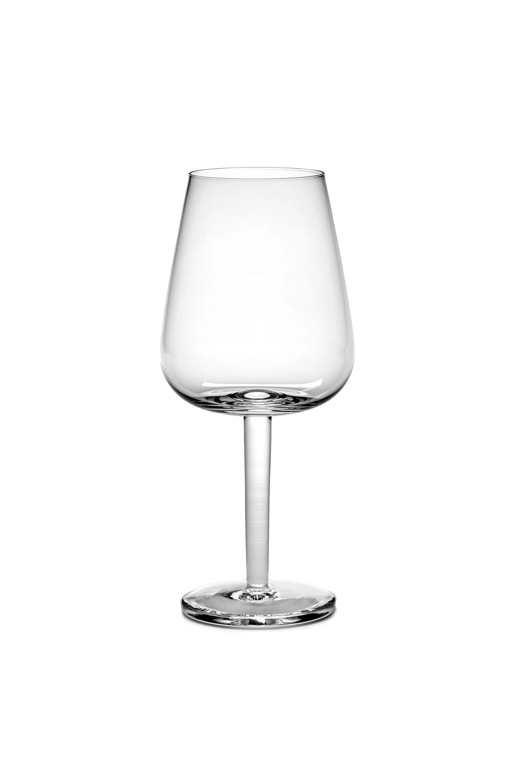 Base Curved White Wine Glass - Set of 4