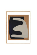 Beige on Black - Art Print