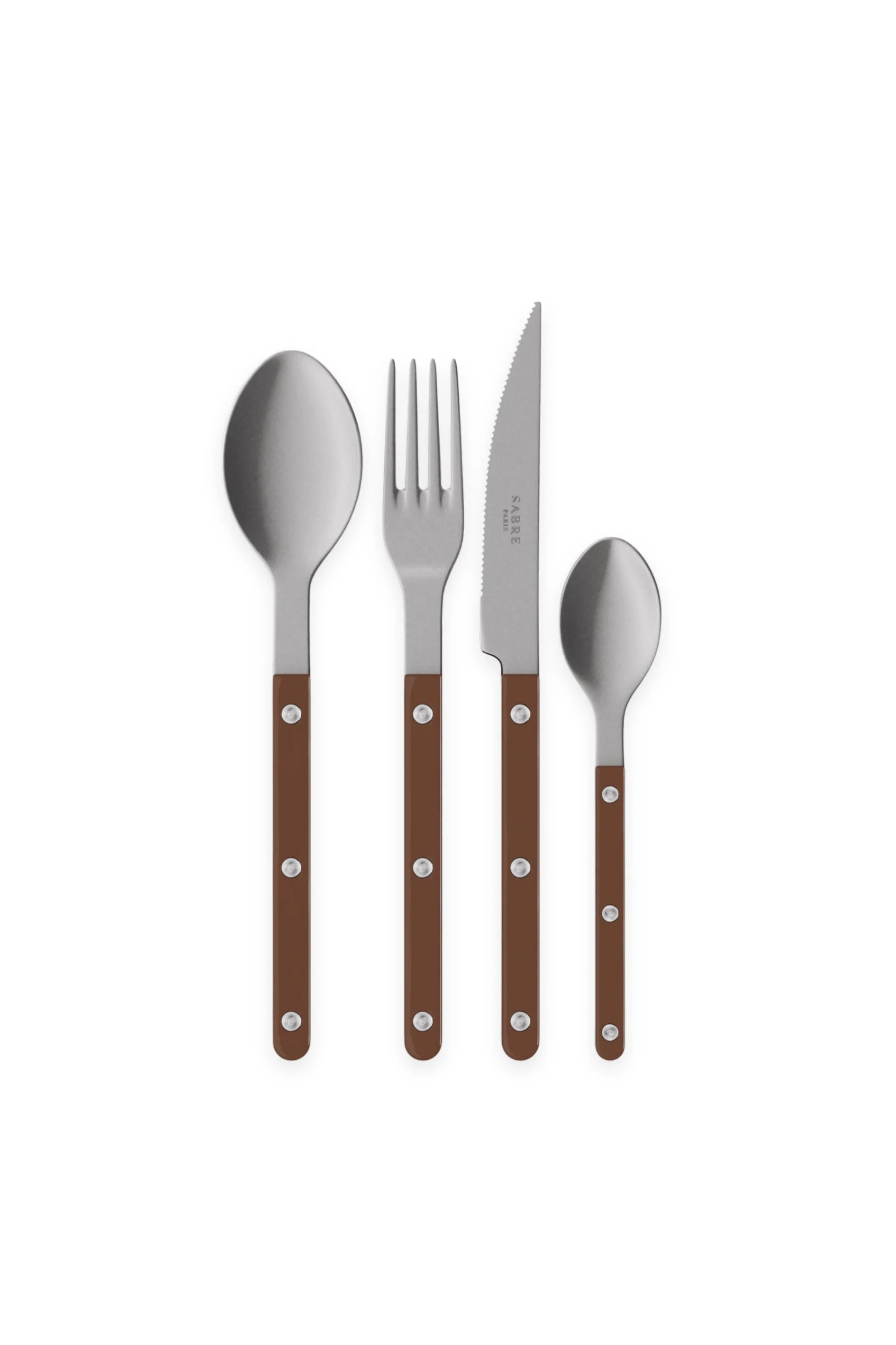 Bistrot Vintage Solid 4-Piece Cutlery Flatware Set