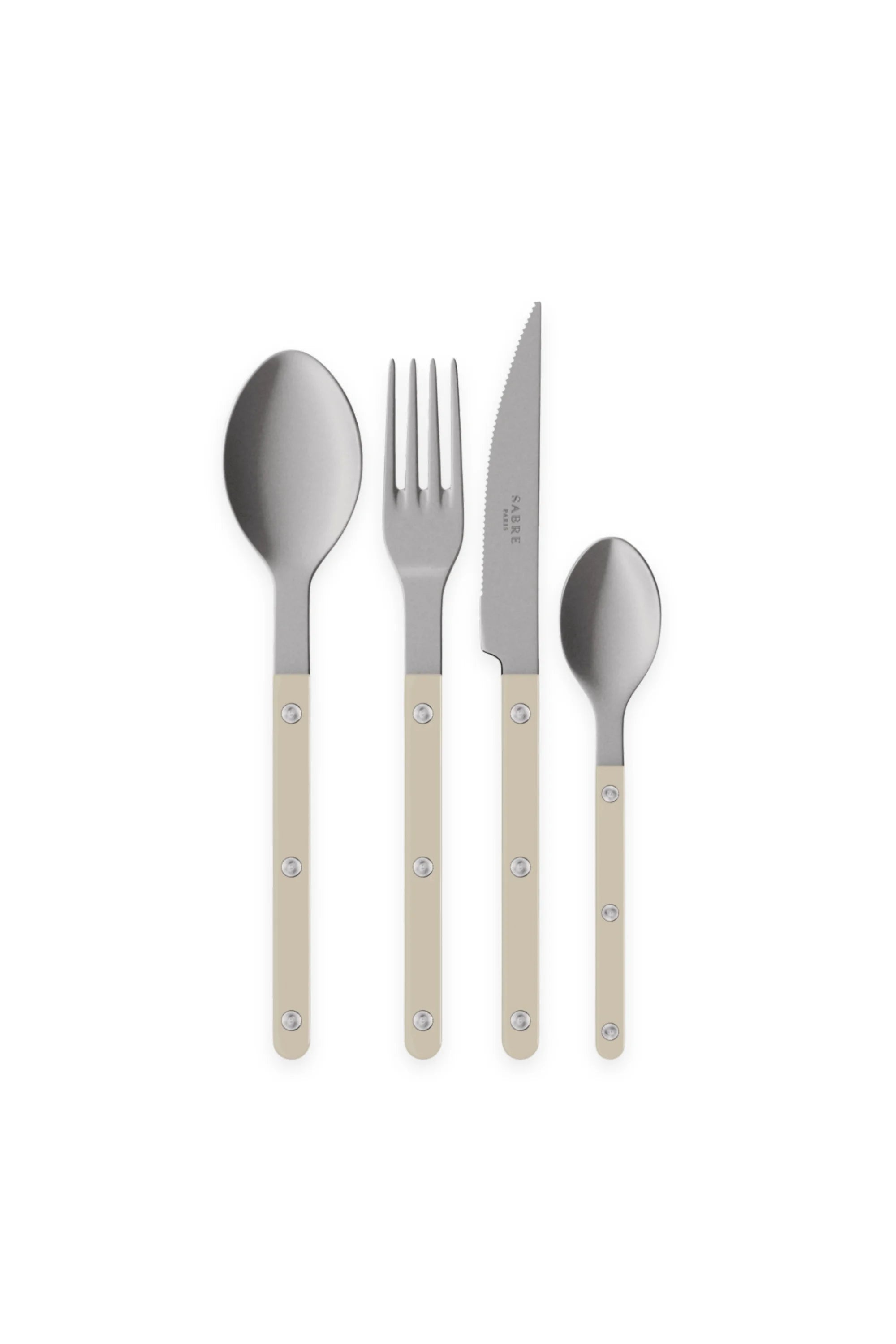 Bistrot Vintage Solid 4-Piece Cutlery Flatware Set