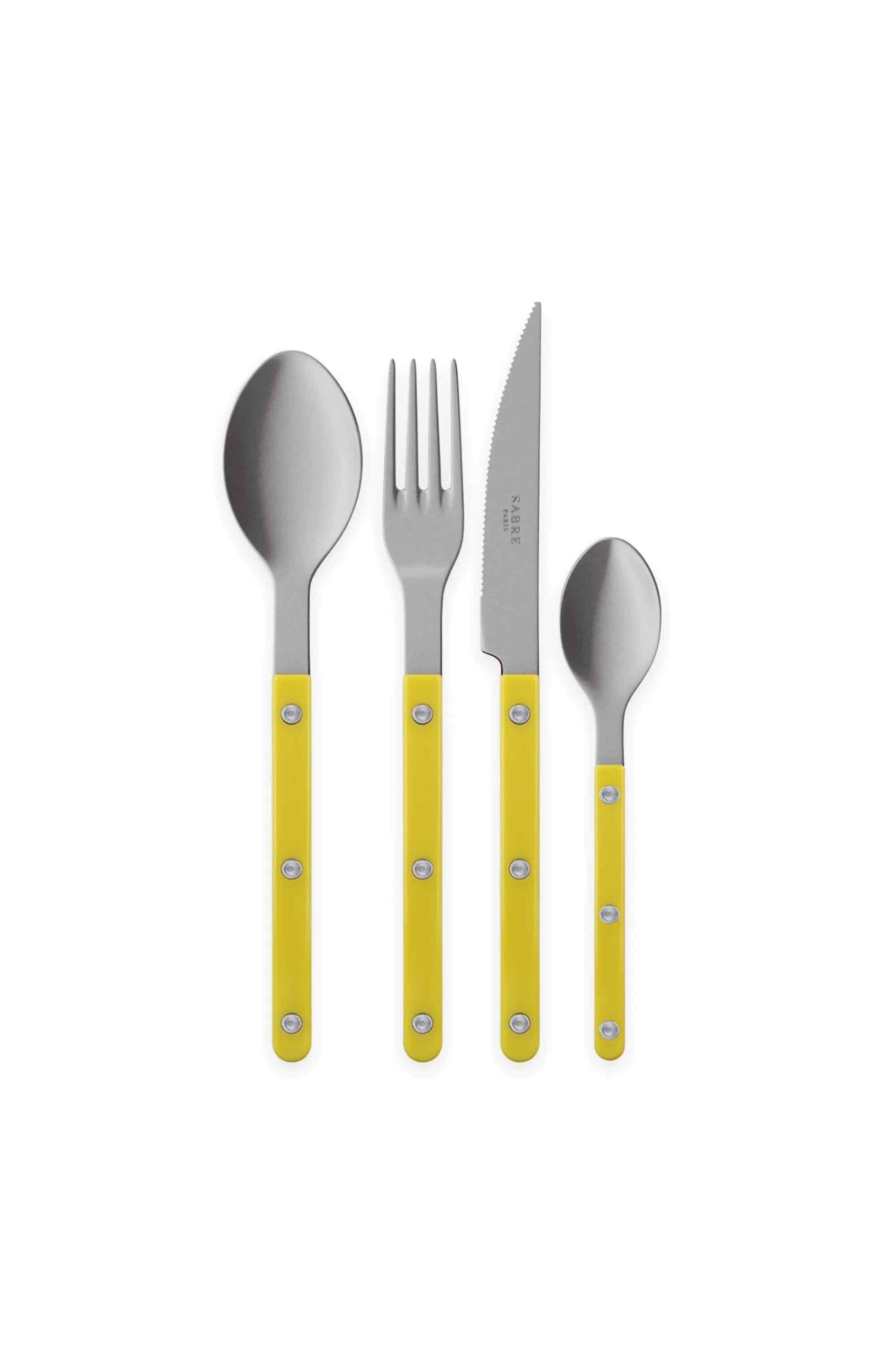 Bistrot Vintage Solid 4-Piece Cutlery Flatware Set