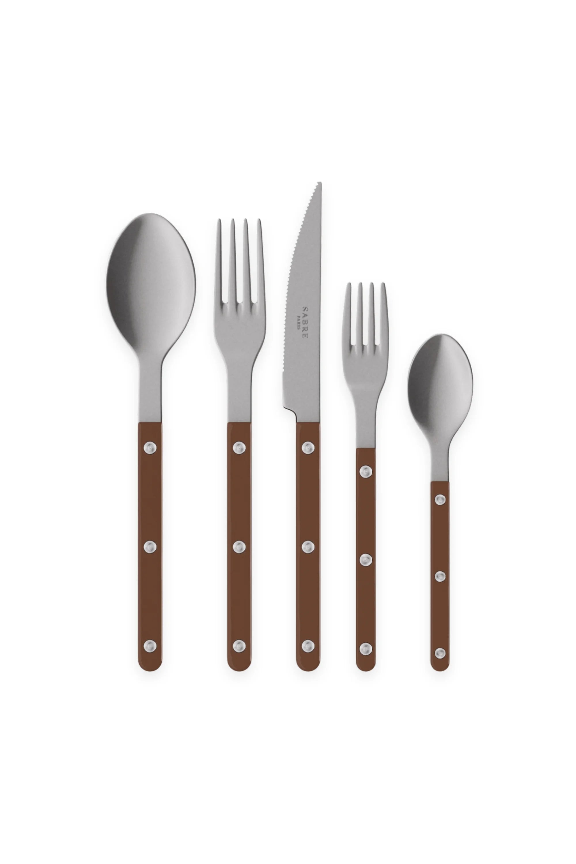 Bistrot Vintage Solid 5-Piece Cutlery Flatware Set