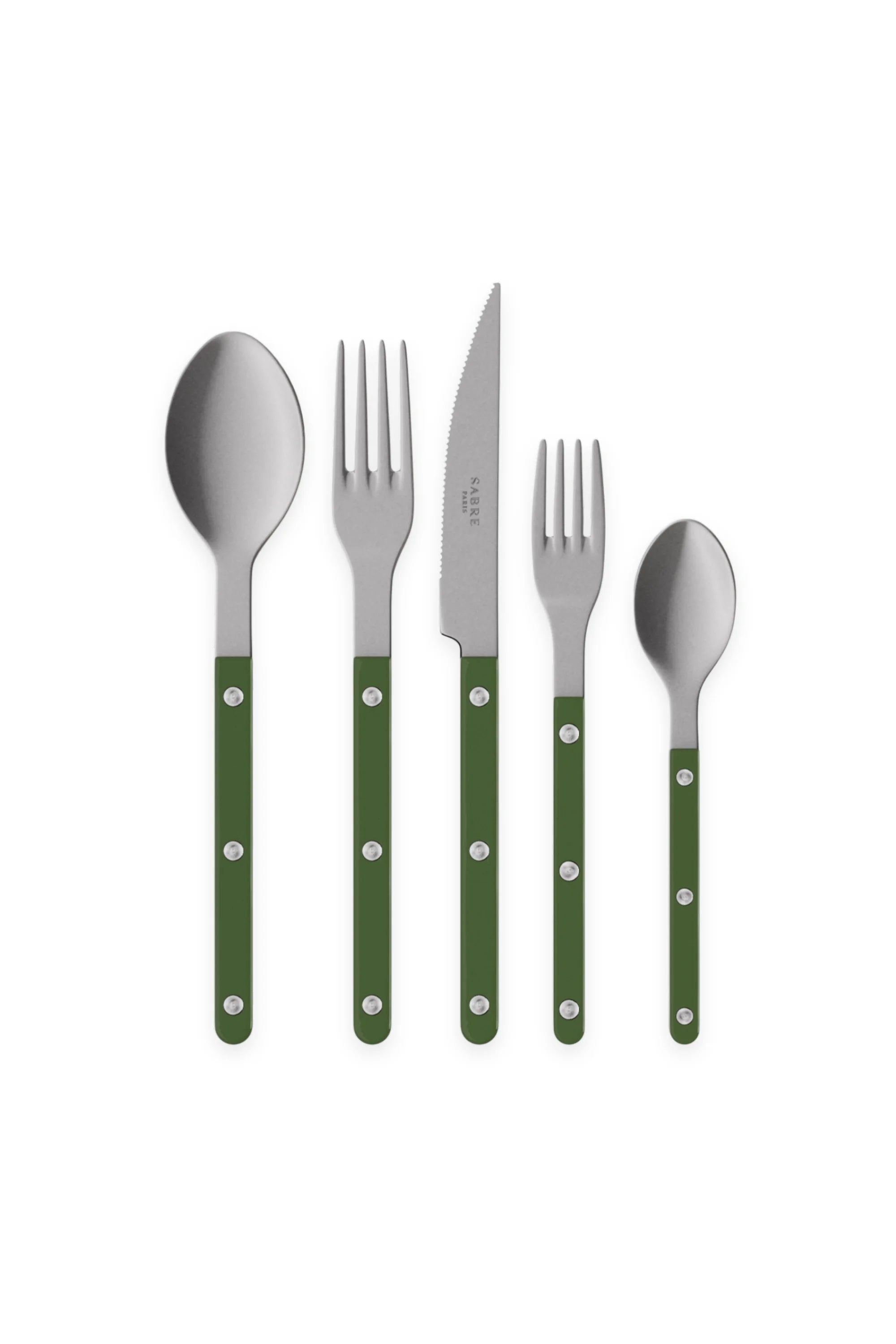 Bistrot Vintage Solid 5-Piece Cutlery Flatware Set