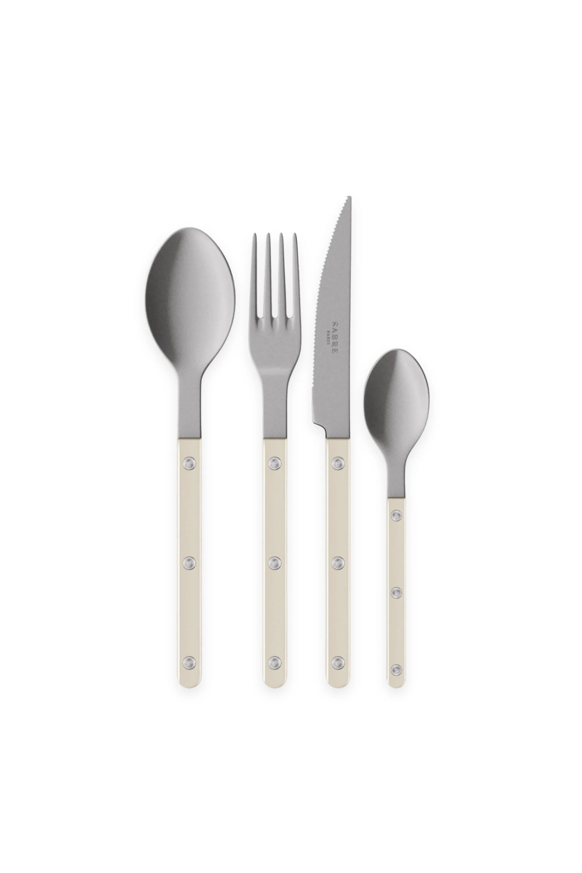 Bistrot Vintage Pearly 4-Piece Cutlery Flatware Set