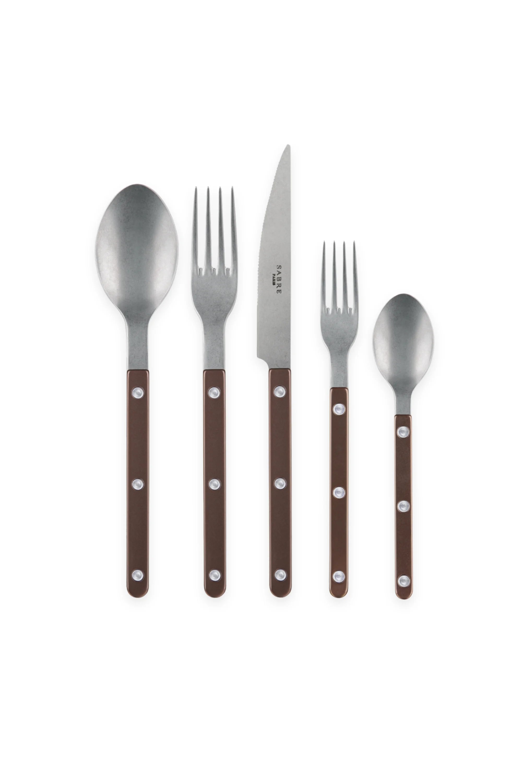 Bistrot Vintage Pearly 5-Piece Cutlery Flatware Set