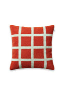 Check Boucle Throw Pillow