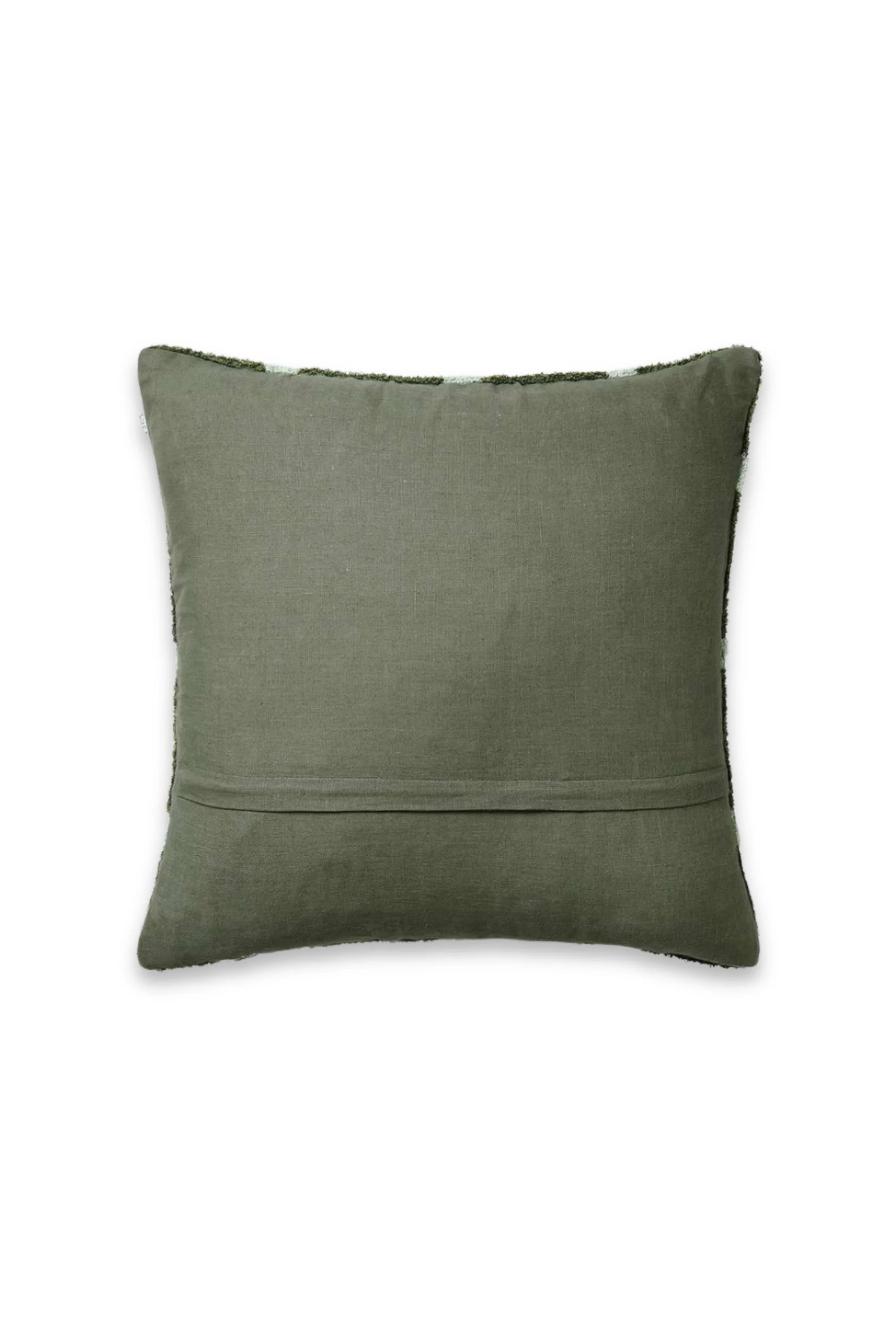 Check Boucle Throw Pillow