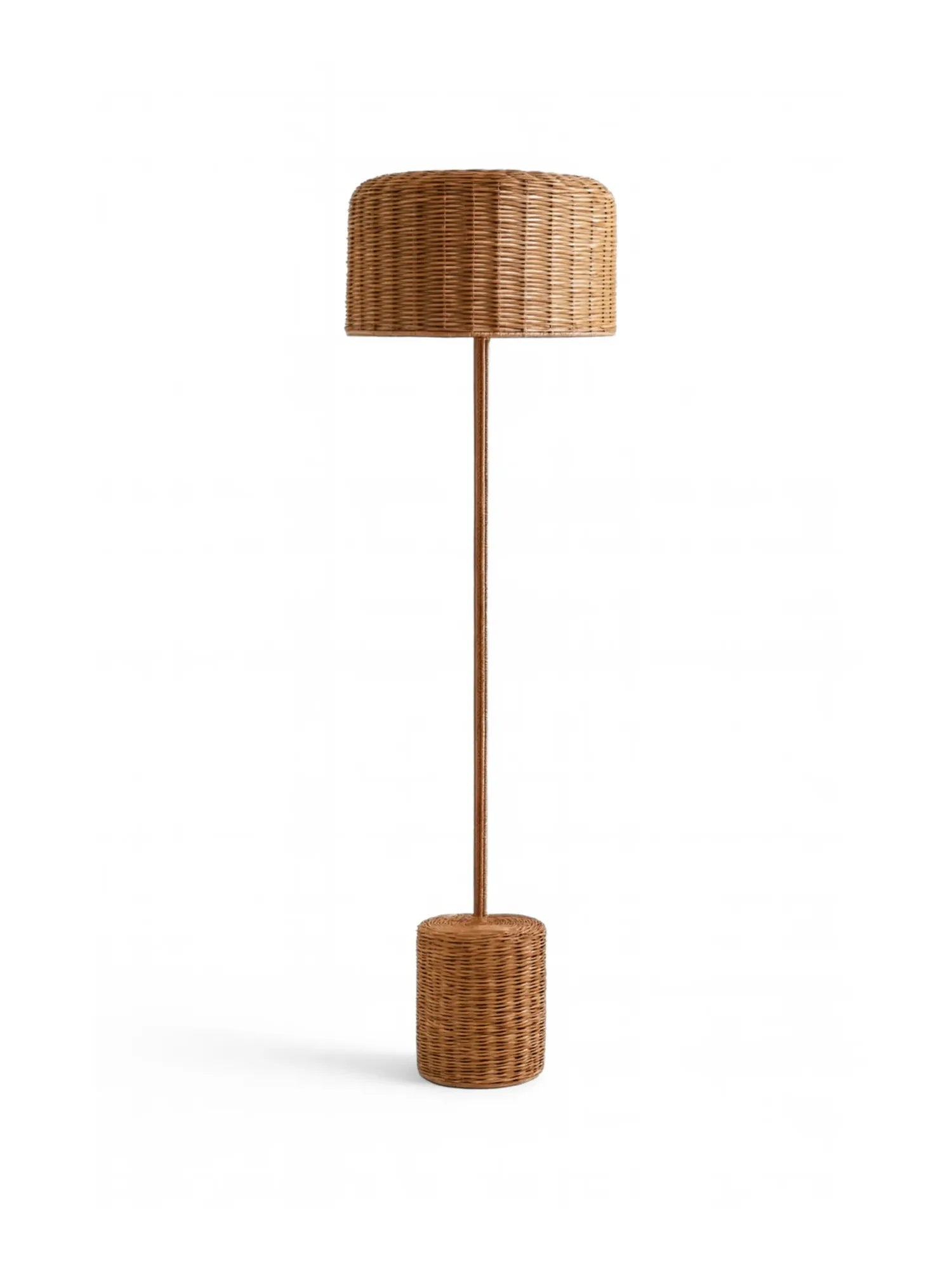 Cane Rattan Floor Lamp