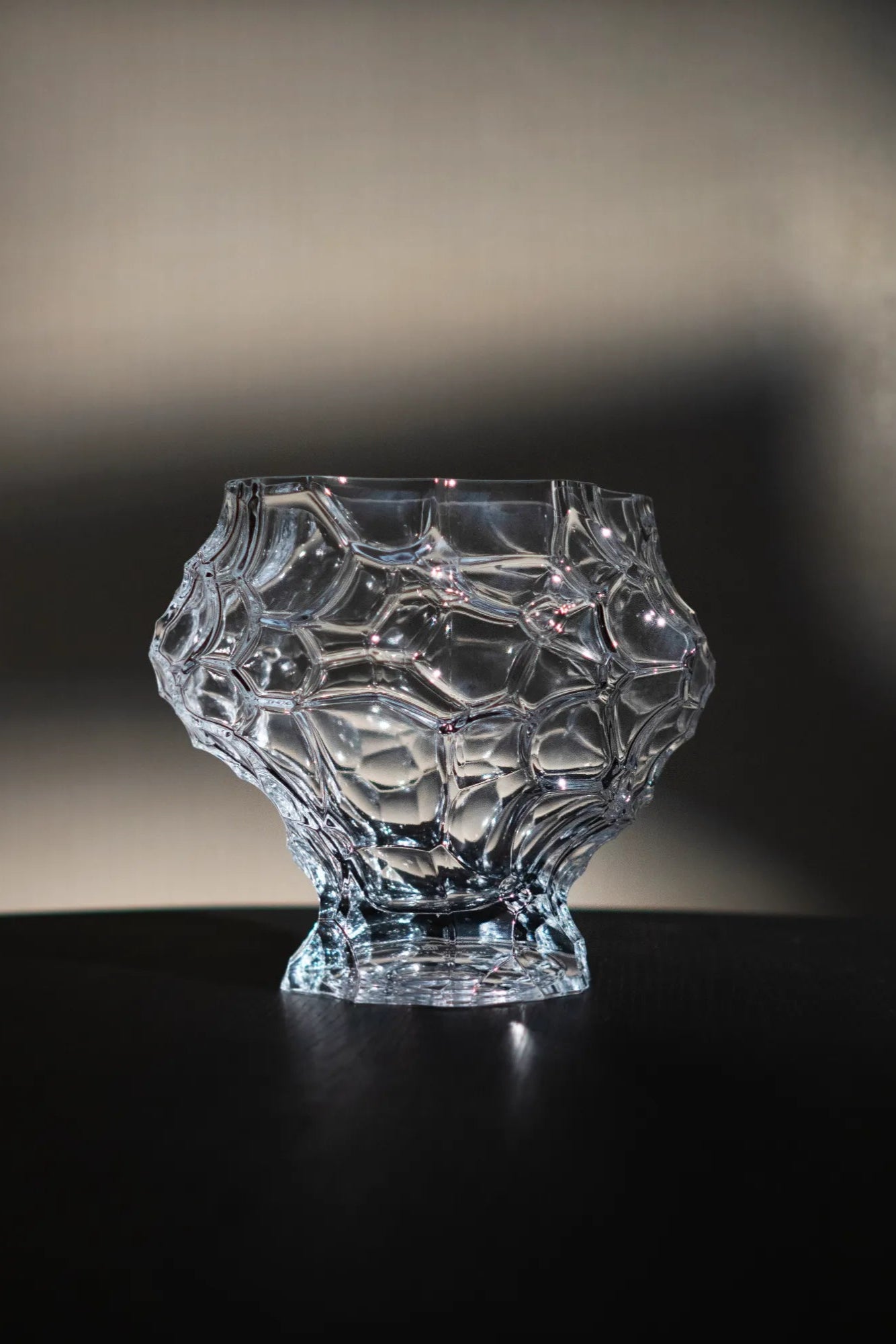 Handcrafted ceramic Canyon Vase - Medi in earthy tones and textured finish