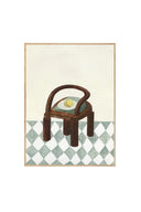 Chair with Fruit - Art Print
