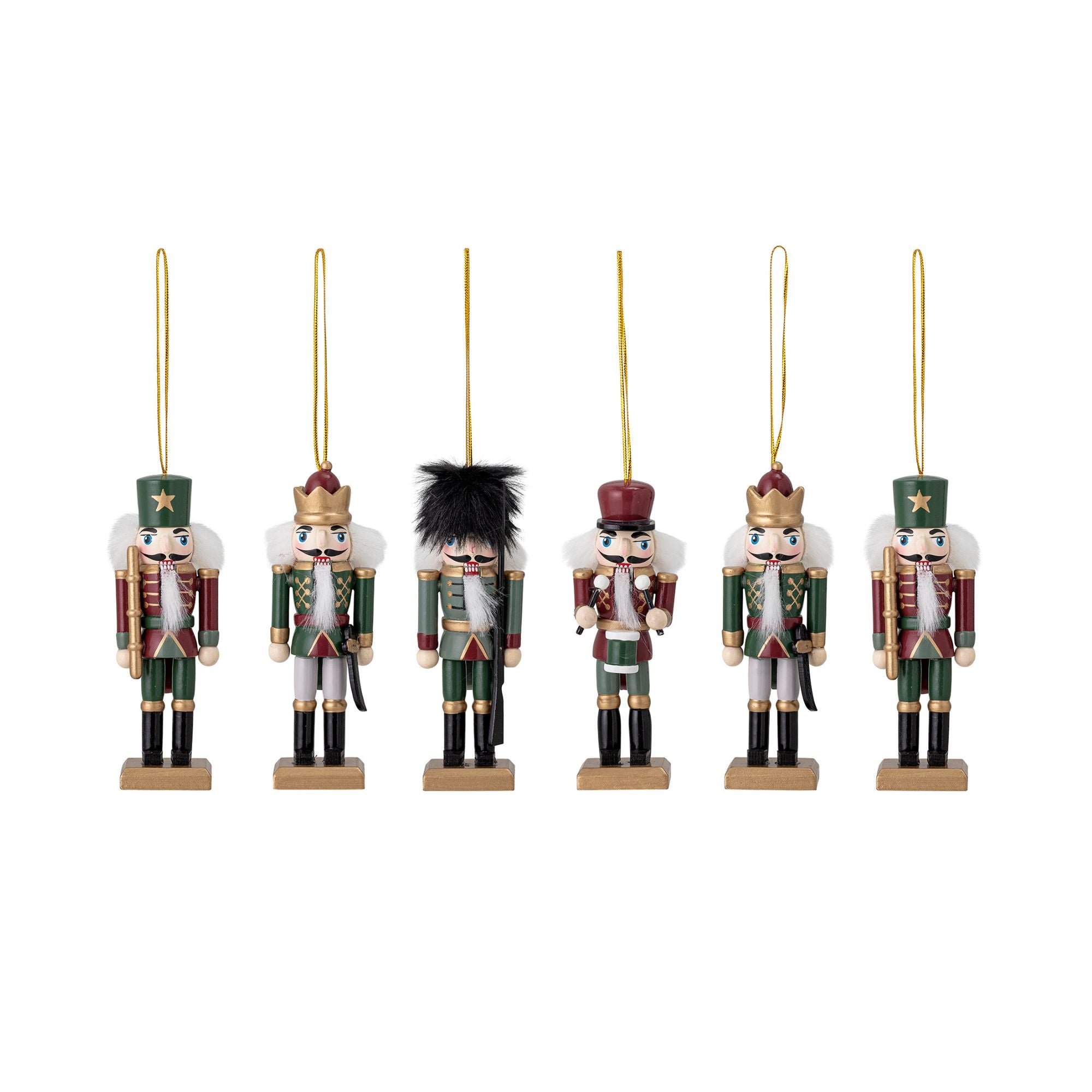 Nutcrackers Ornament - Set of 6