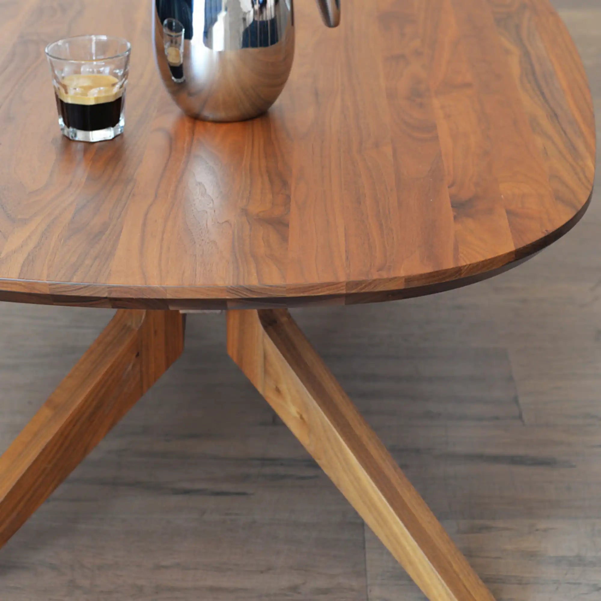 Cross Oval Coffee Table - THAT COOL LIVING