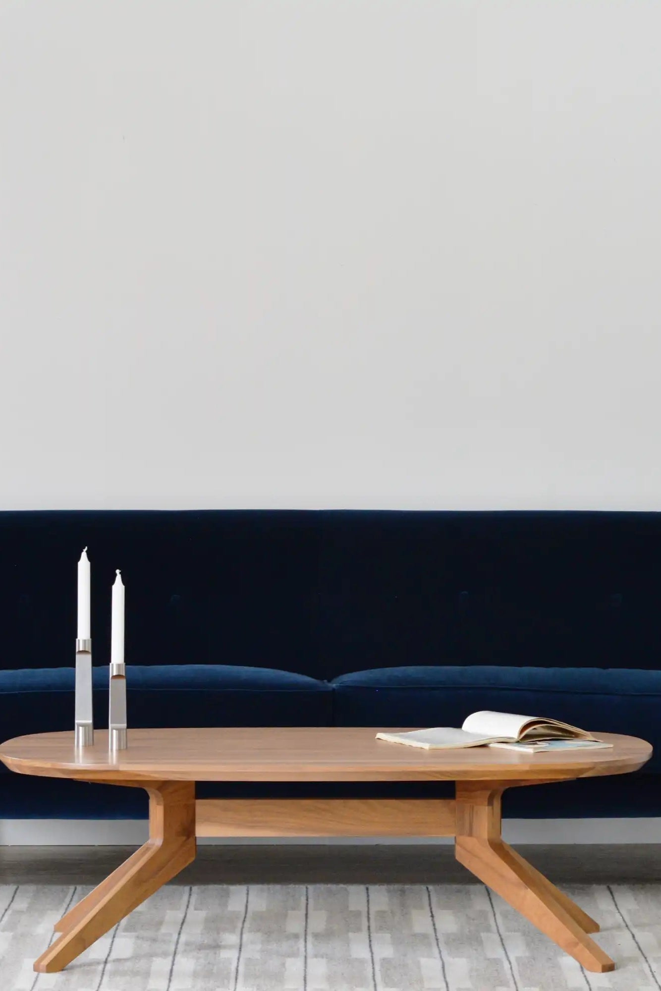 Cross Oval Coffee Table - THAT COOL LIVING