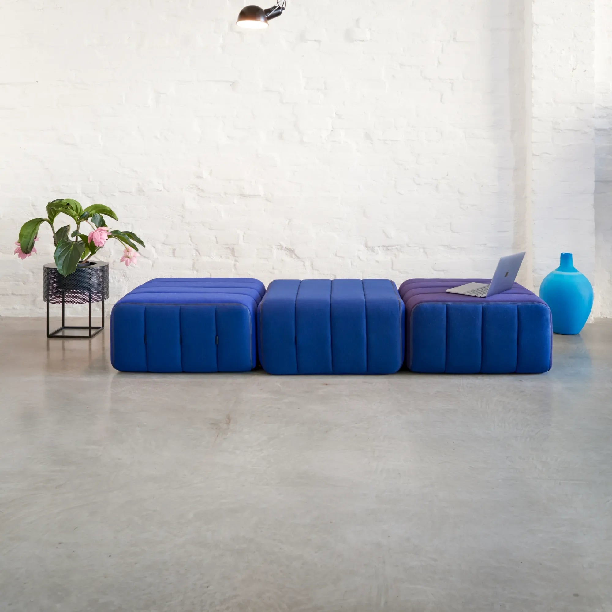 Curt Modular Sofa System - Fabric Jet - THAT COOL LIVING