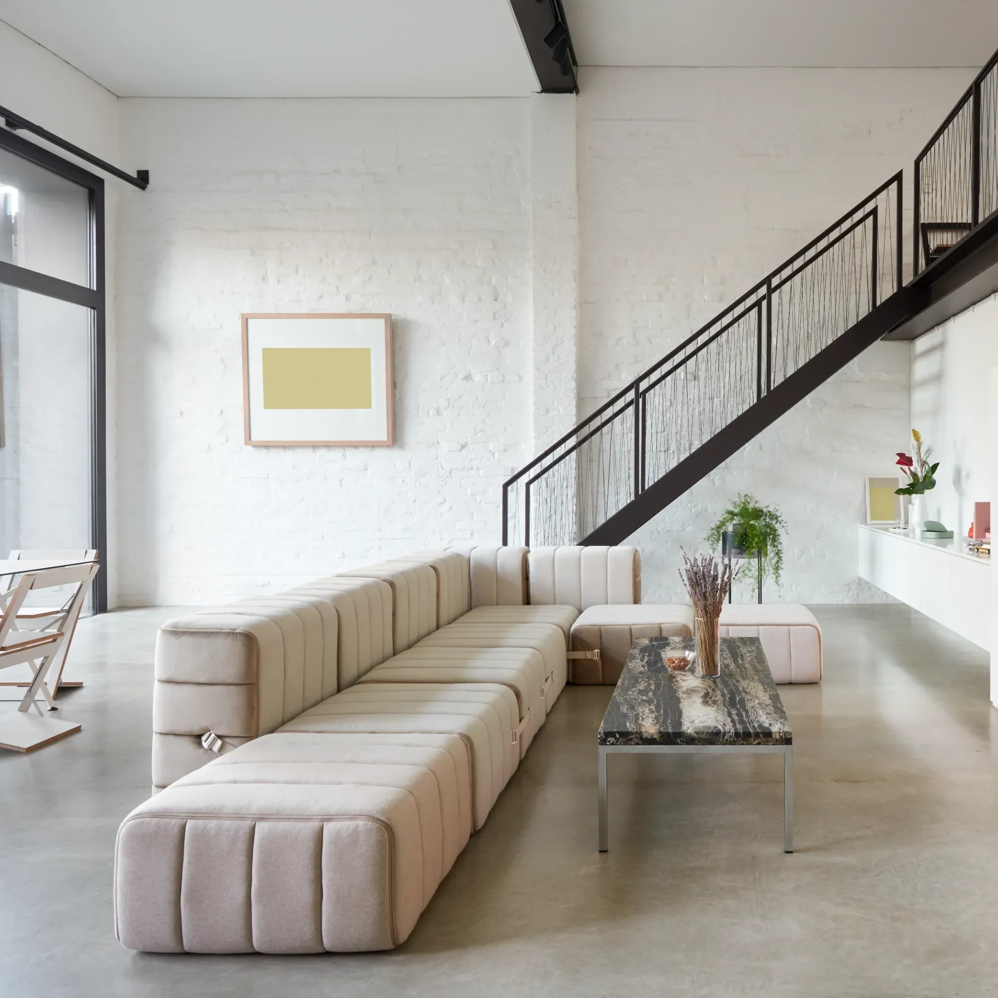 Curt Modular Sofa System - Fabric Jet - THAT COOL LIVING