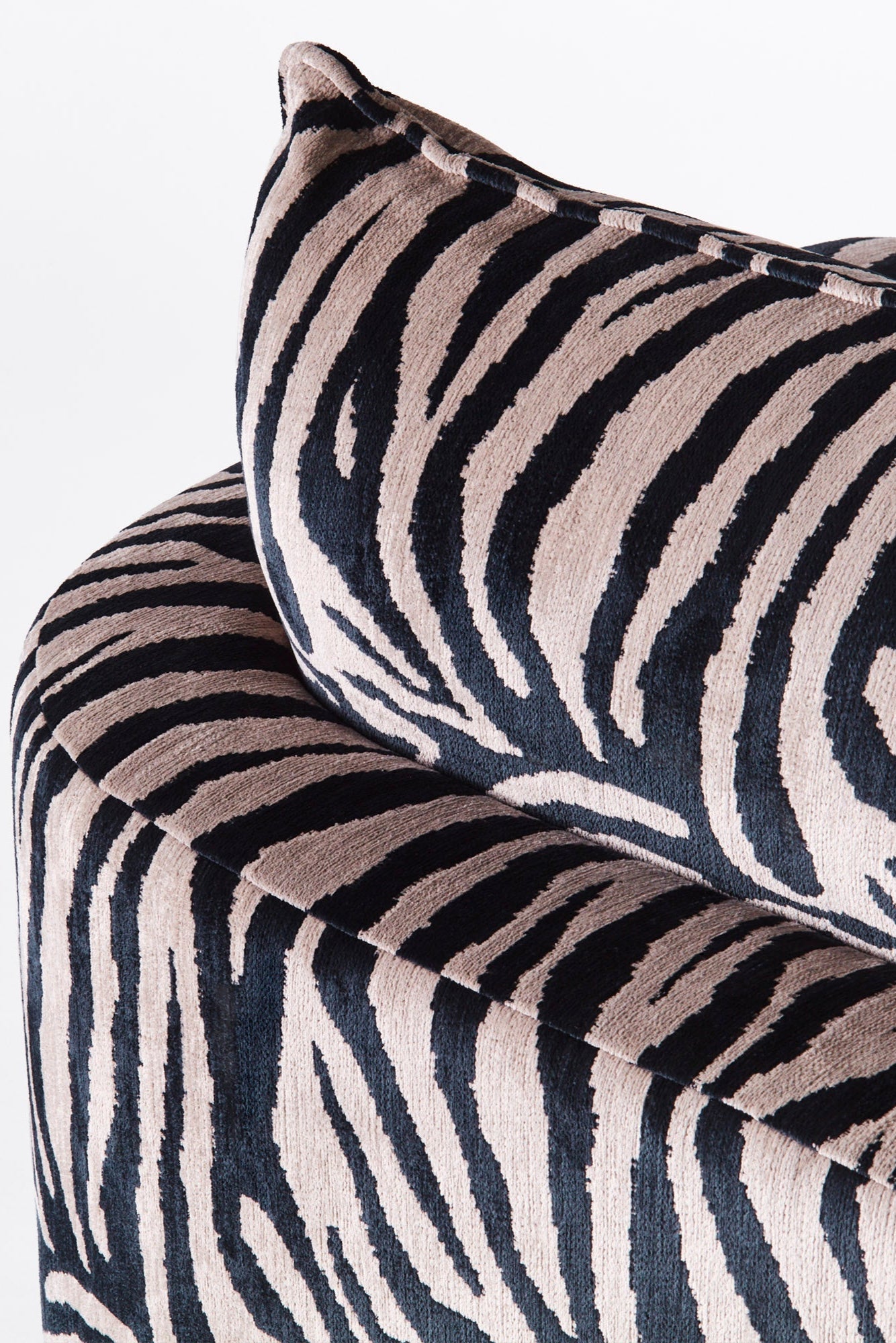 Miles Love Seat Zebra - THAT COOL LIVING