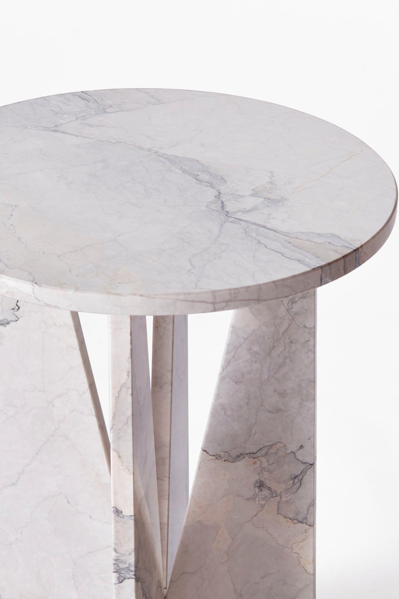 V Side Table Albanian Grey - THAT COOL LIVING