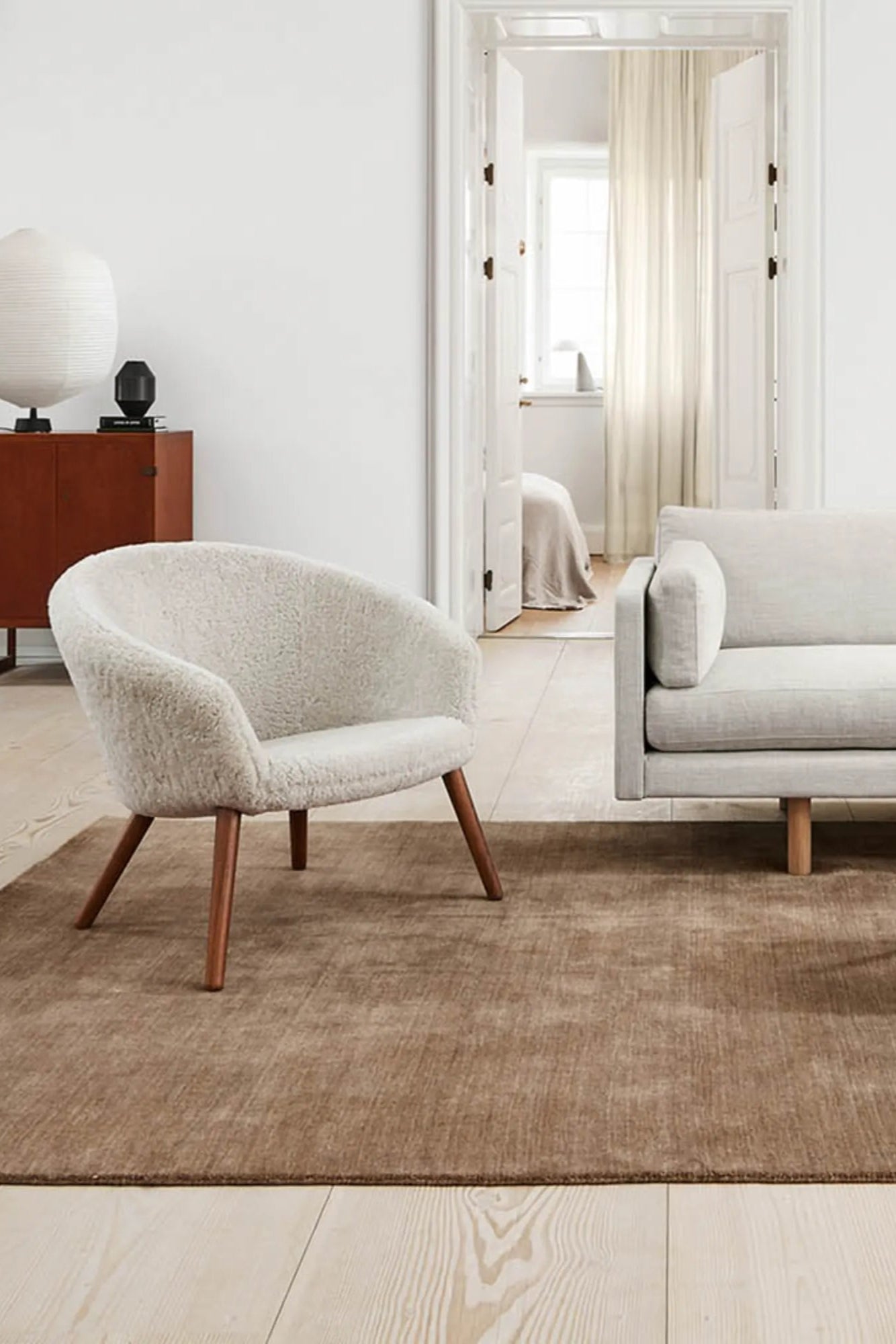 Eco-friendly Earth Bamboo Rug made from renewable bamboo fibers