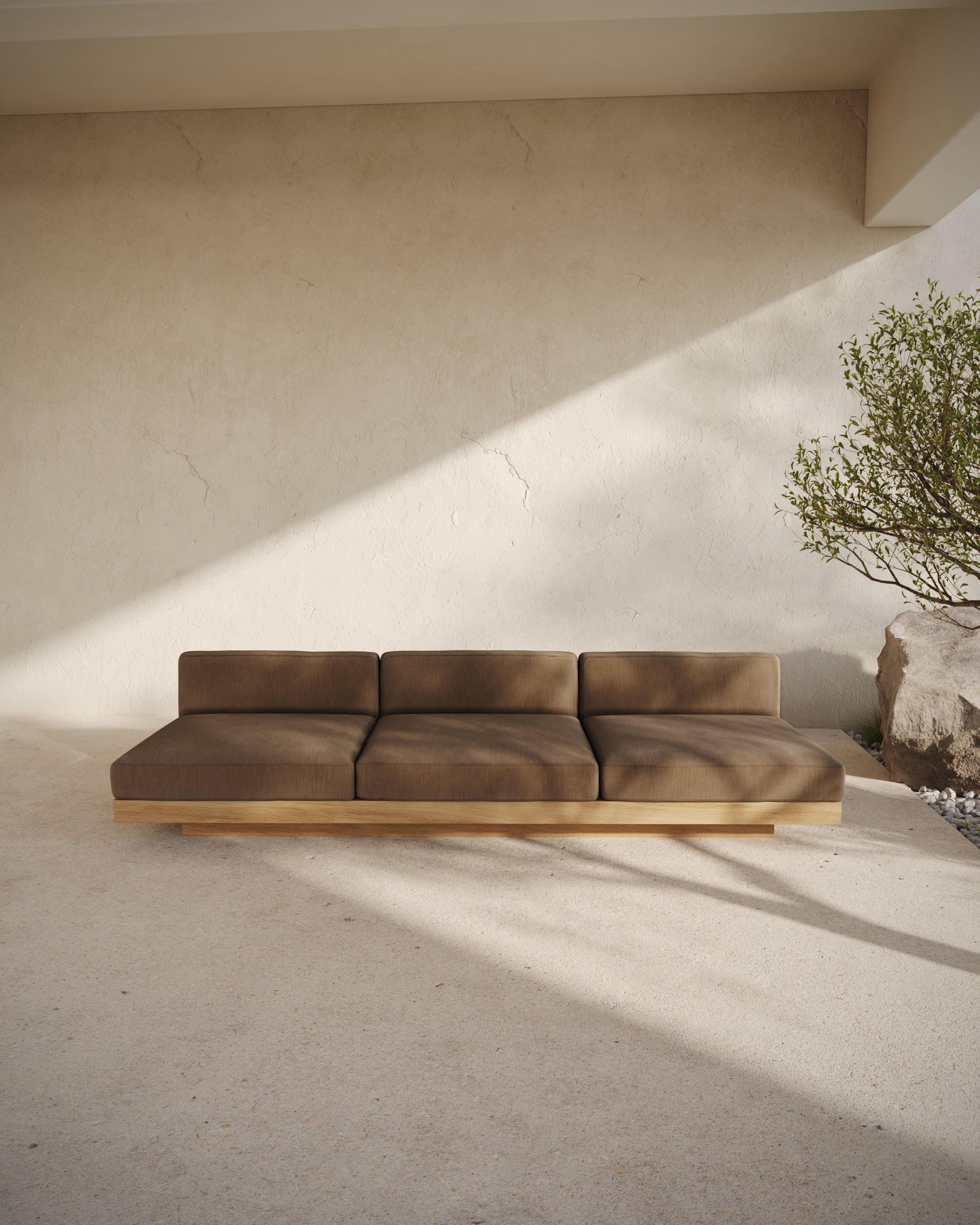 Outdoor Rudolph Three-Seater Sofa