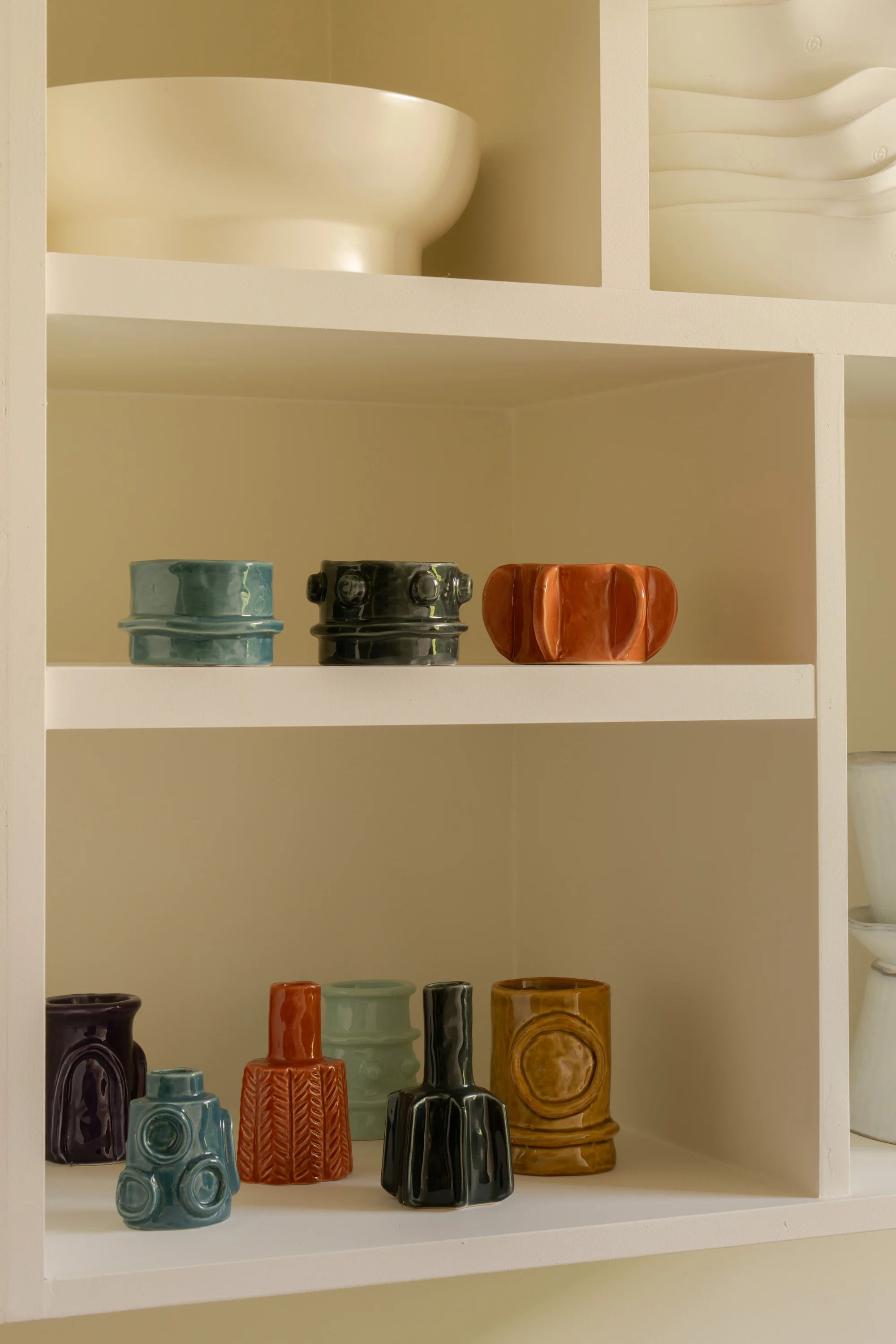 Glazed Molly Tealight Holder – Set of 3