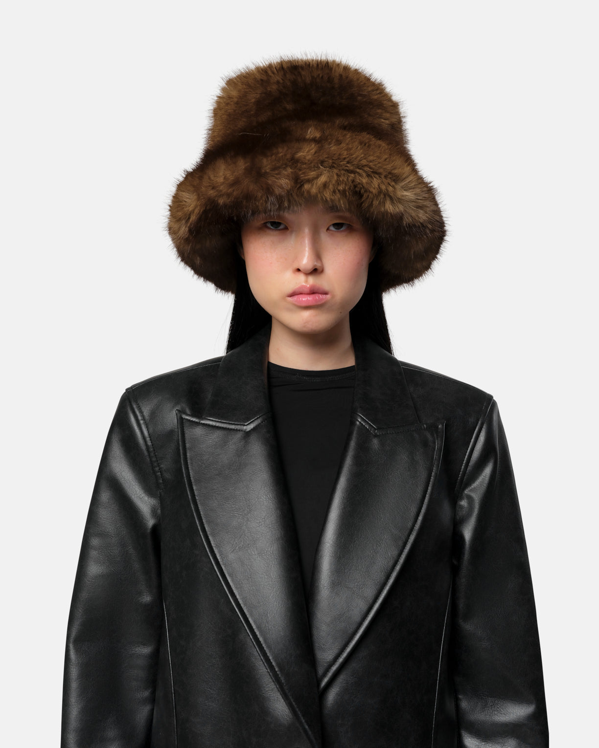 Gilly - Faux Mink Bucket Hat