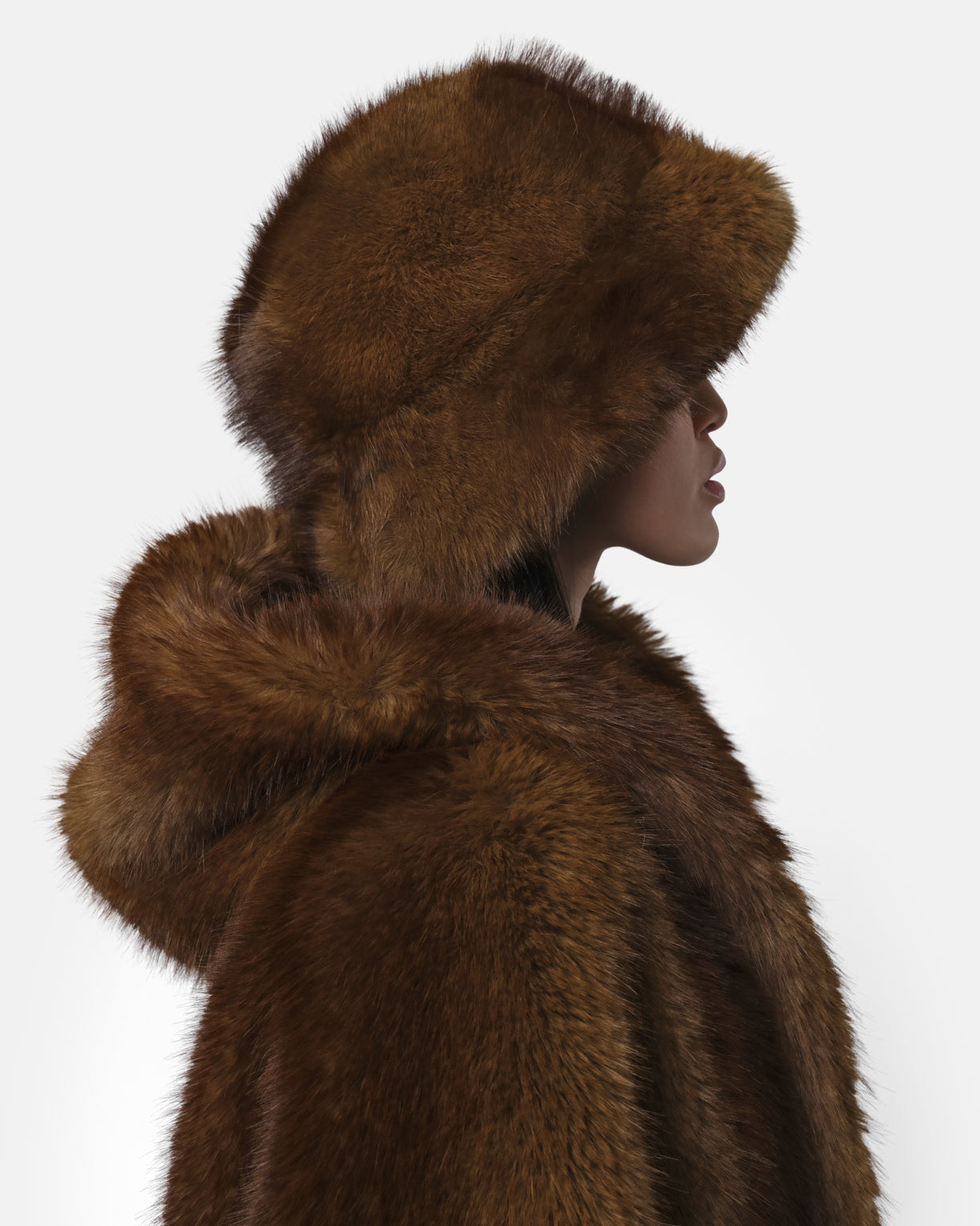 Gilly - Faux Mink Bucket Hat