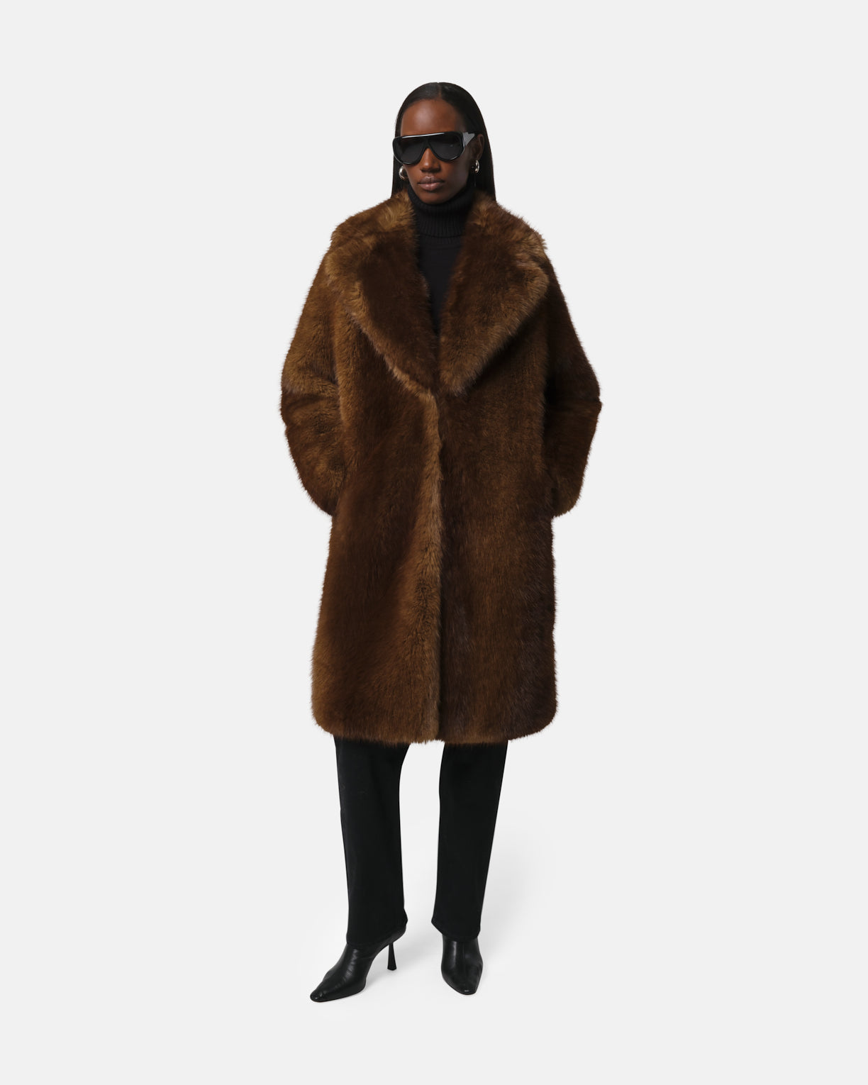 Steffi - Faux Mink Coat