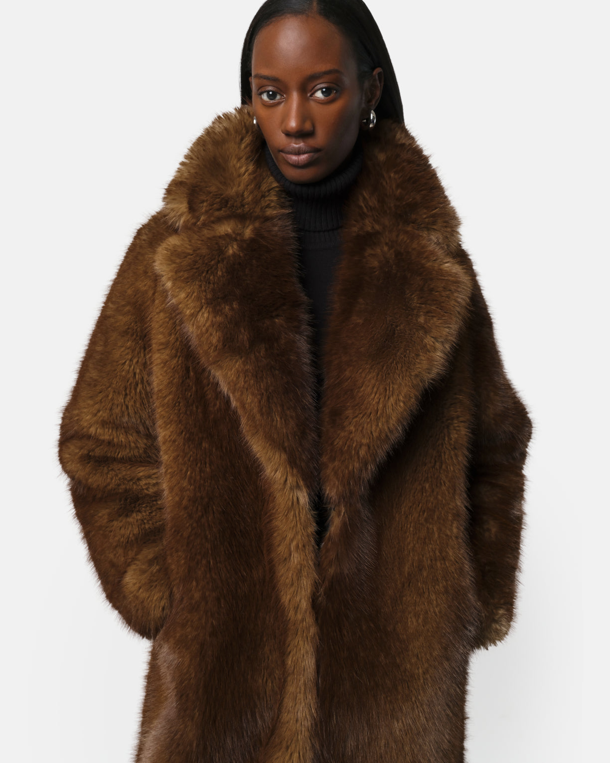 Steffi - Faux Mink Coat
