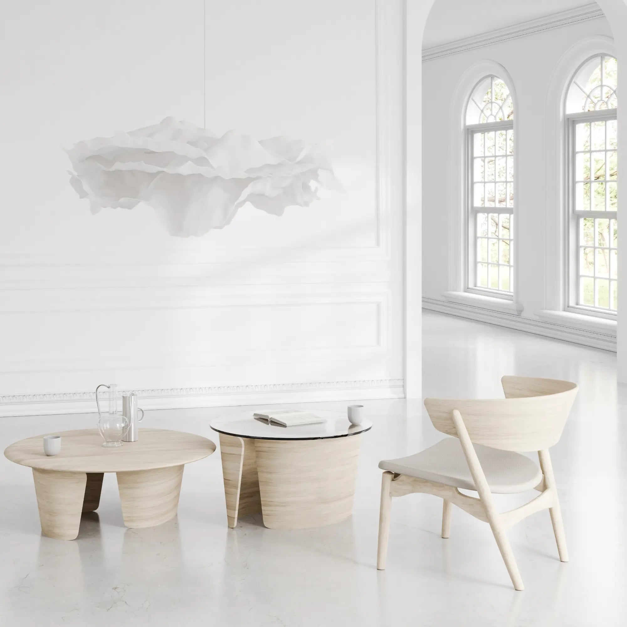 Round No7 Coffee Table with Ø70cm top, ideal for stylish and contemporary interiors