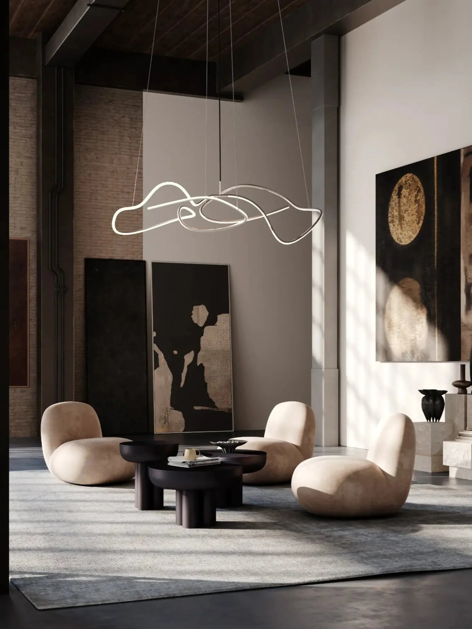 Ghost Chandelier - Chrome