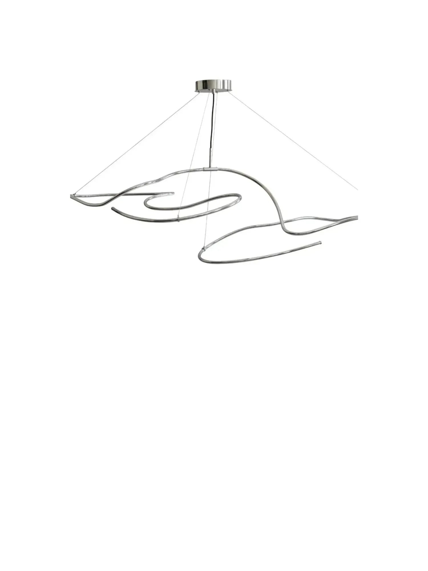Ghost Chandelier - Chrome