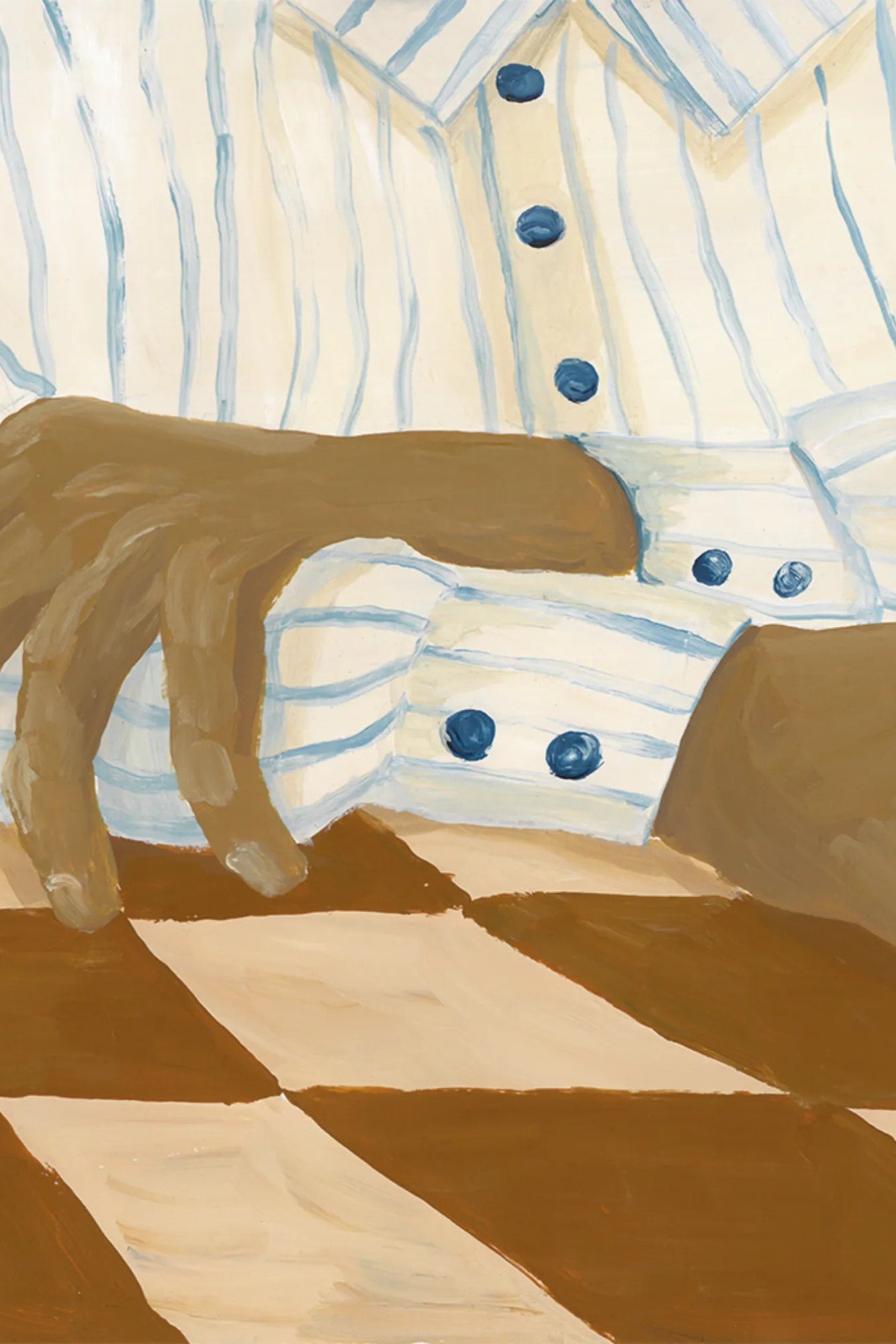 Abstract Light Stripes composition with a mix of bold and subtle shades creating a striking visual impact