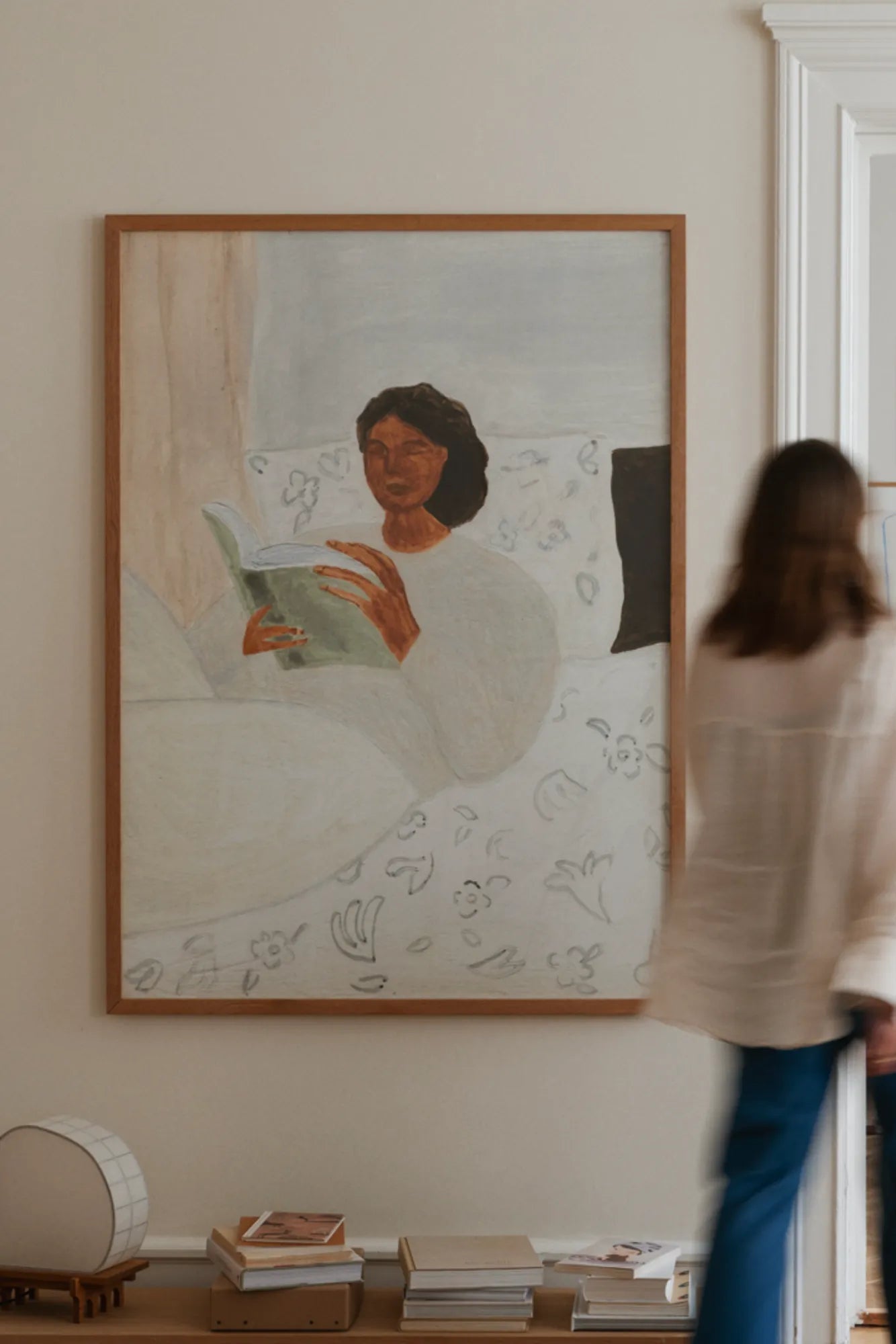 Morning Read product displayed on a cozy armchair with a soft blanket and a steaming mug of tea