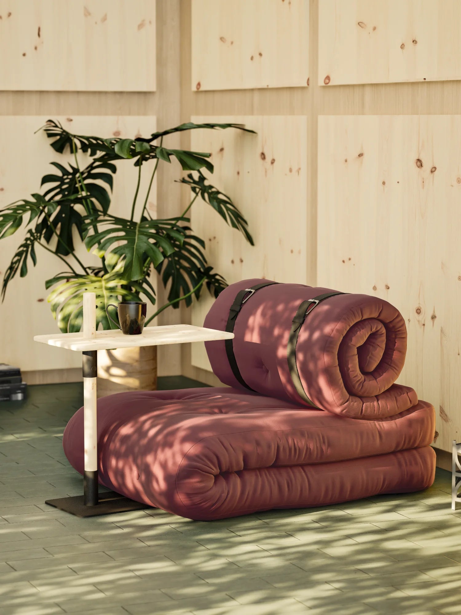 Buckle-Up Futon Chair