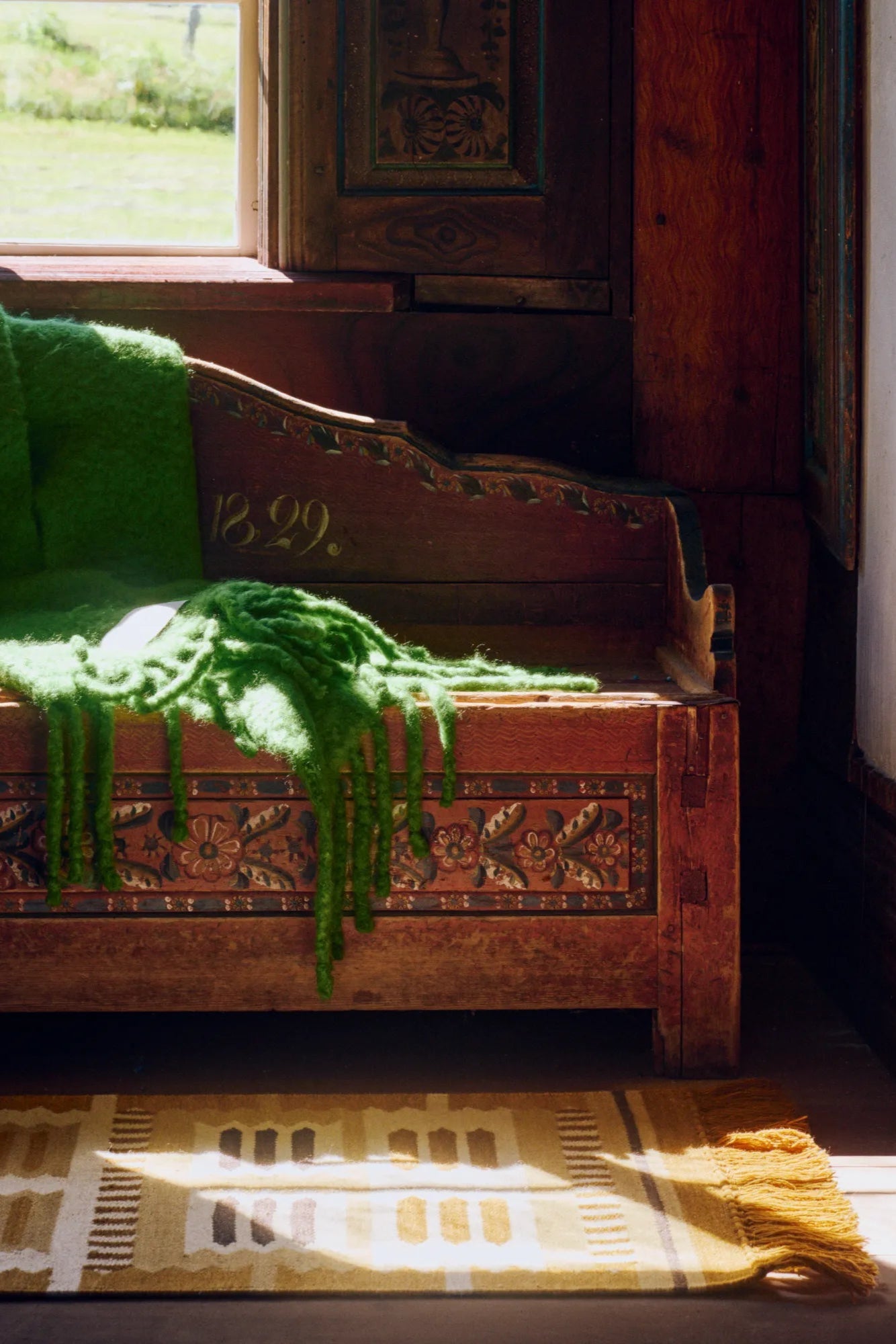 High-quality Hilma Wool Rug made from 100% natural wool fibers