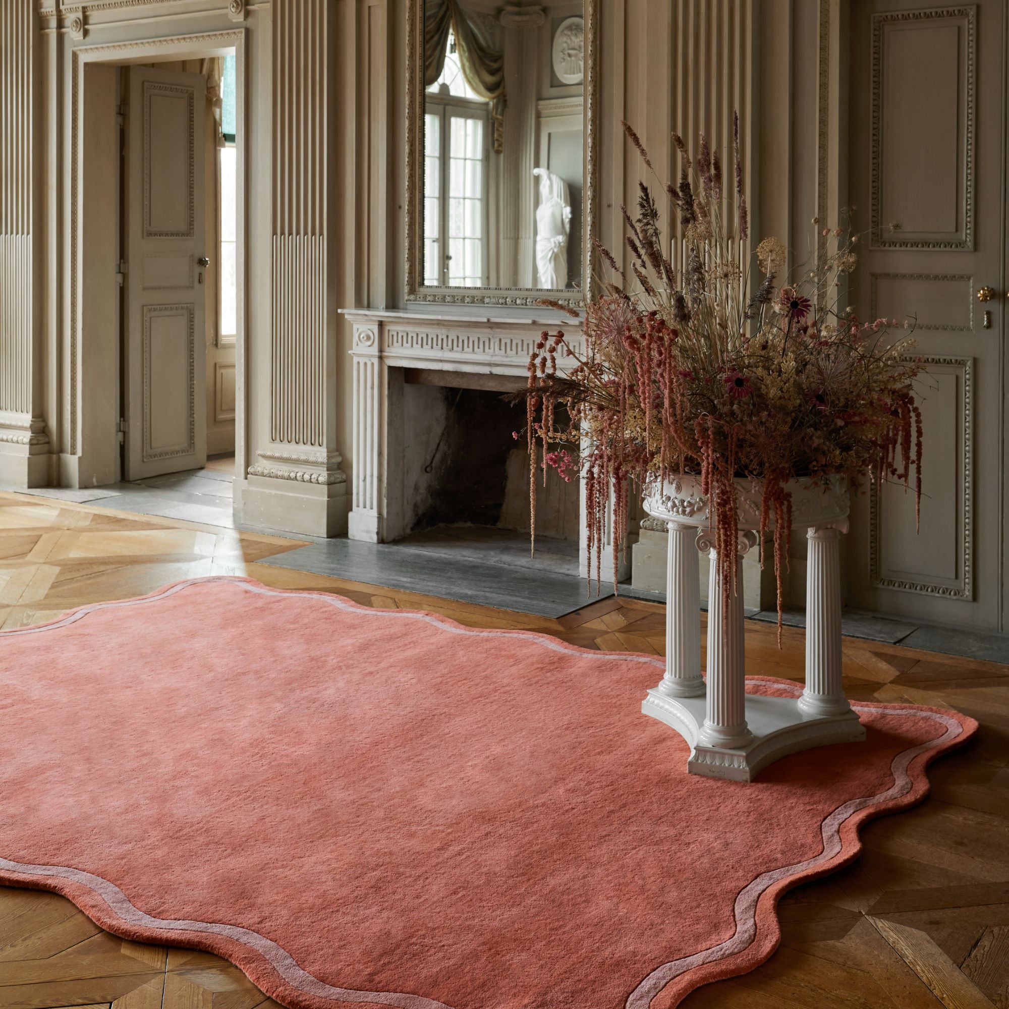 Scallop Wool Rug - THAT COOL LIVING