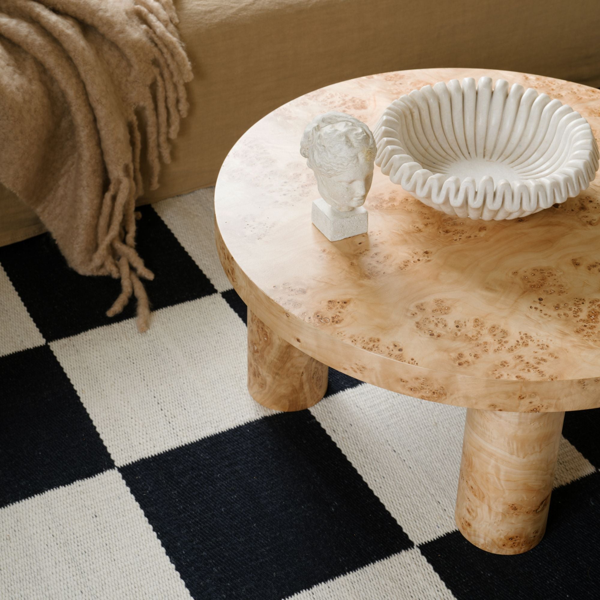 Chess Wool Rug - THAT COOL LIVING