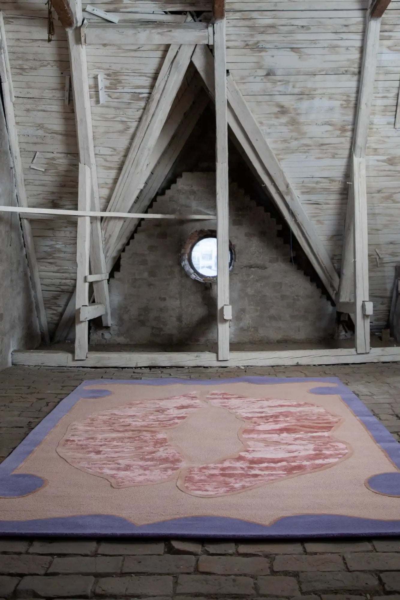 Lips Patterned Wool Rug - THAT COOL LIVING