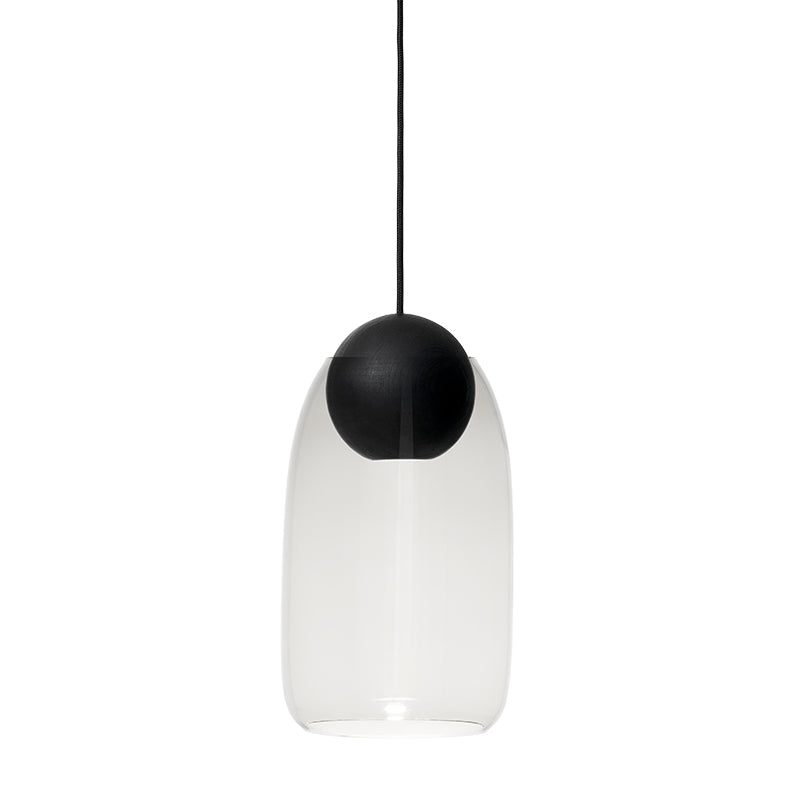 Liuku Pendant Black Ball | Smoke | by Maija Puoskari - THAT COOL LIVING