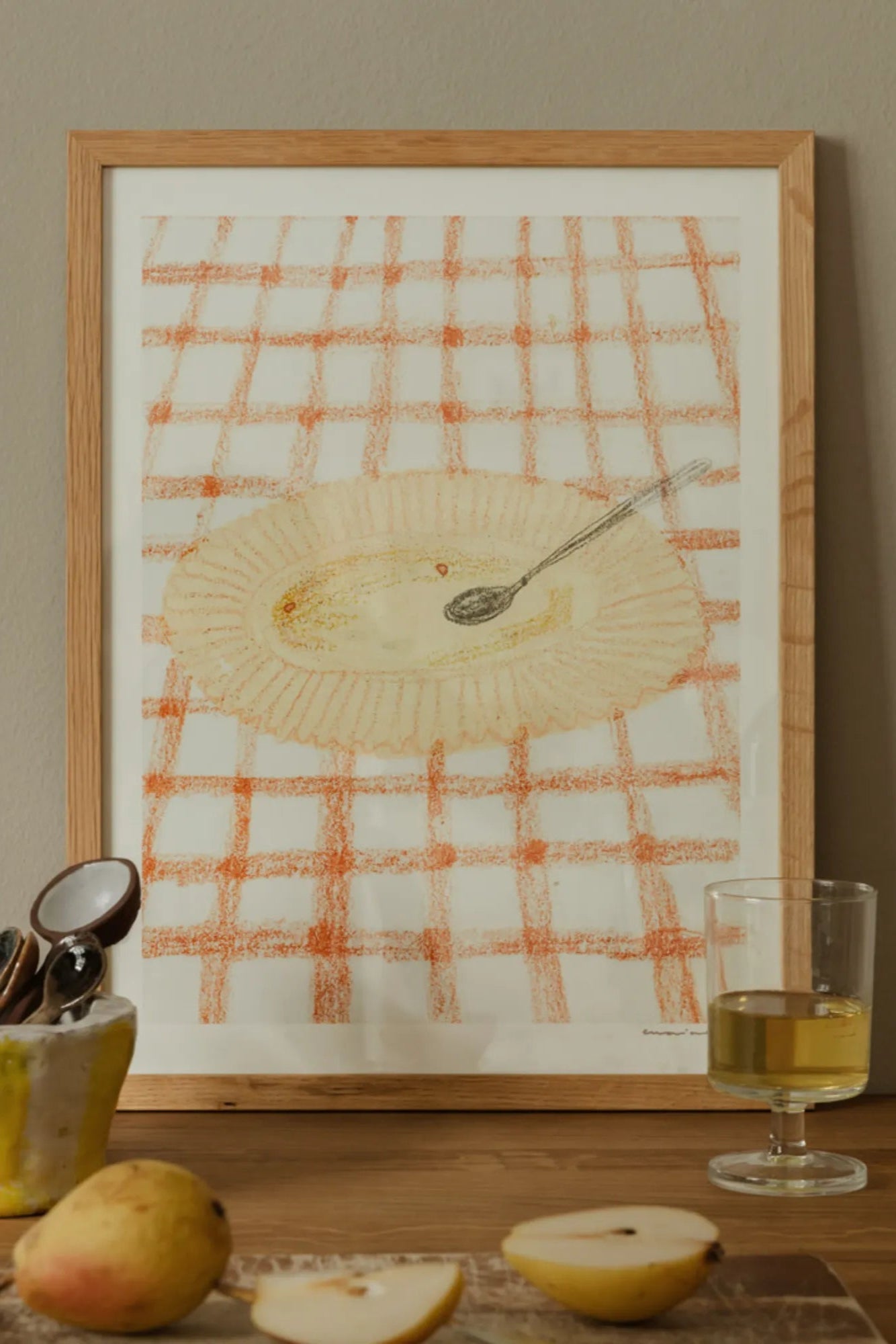 Beautiful handcrafted ceramic Plato Hondo deep dish in vibrant blue color