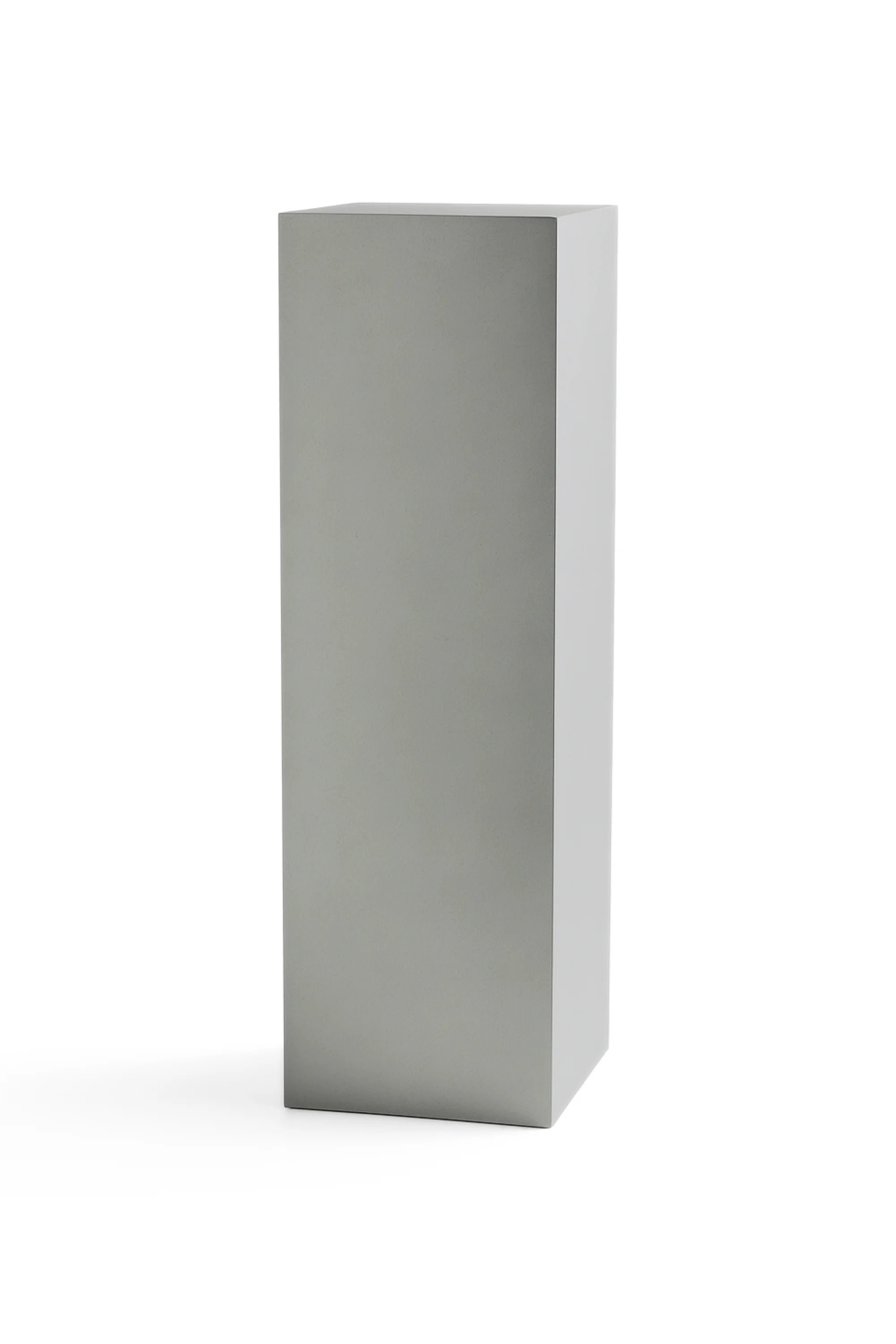 Brushed Metal Pedestal Stand