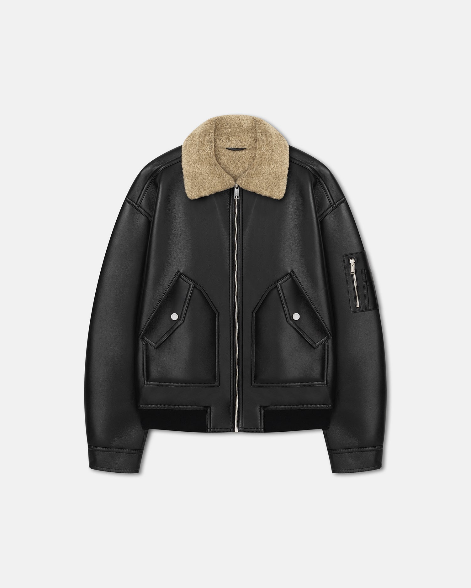 Lude - Bonded Shearling Flight Jacket