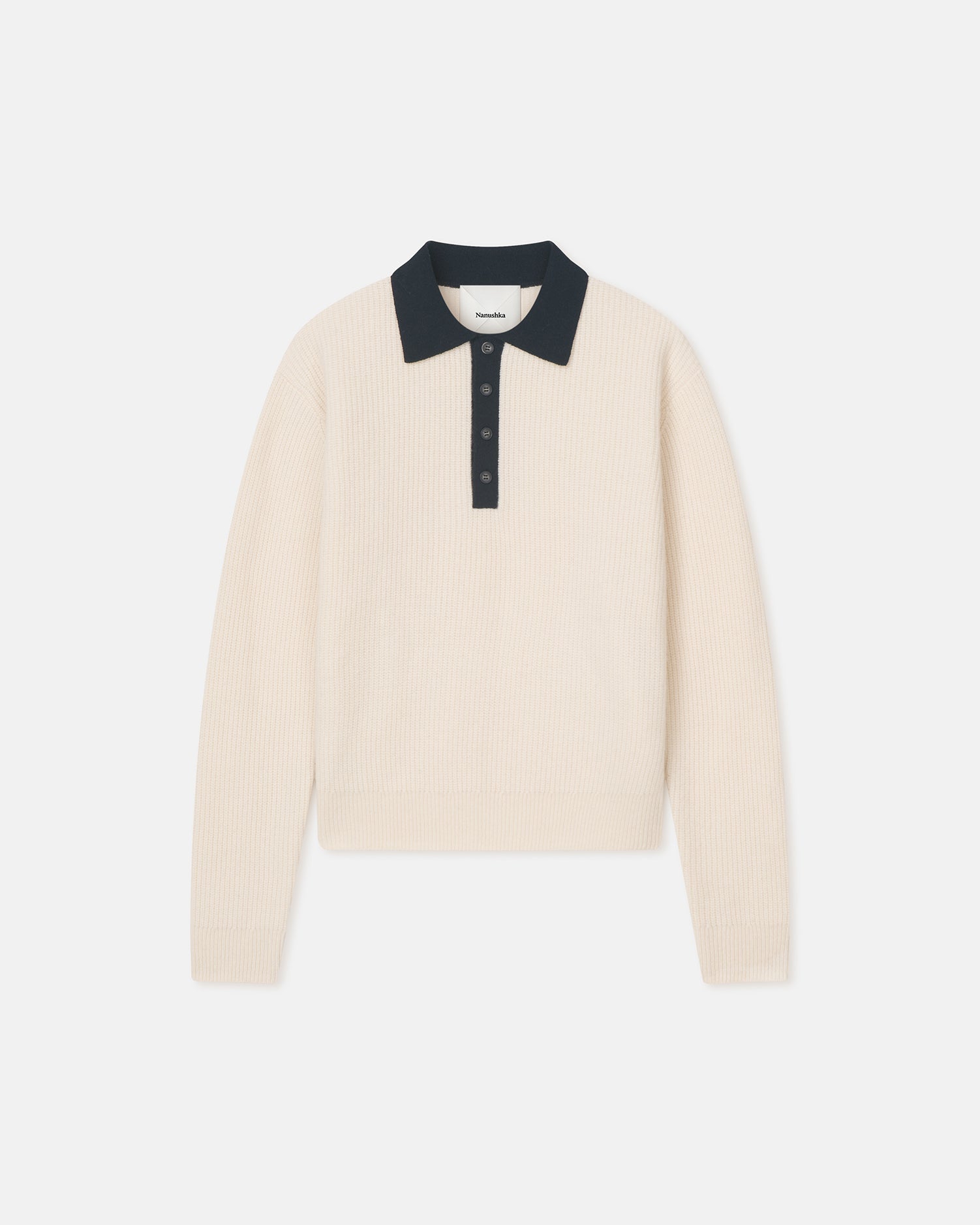 Gregor - Merino and Terry Polo Sweater