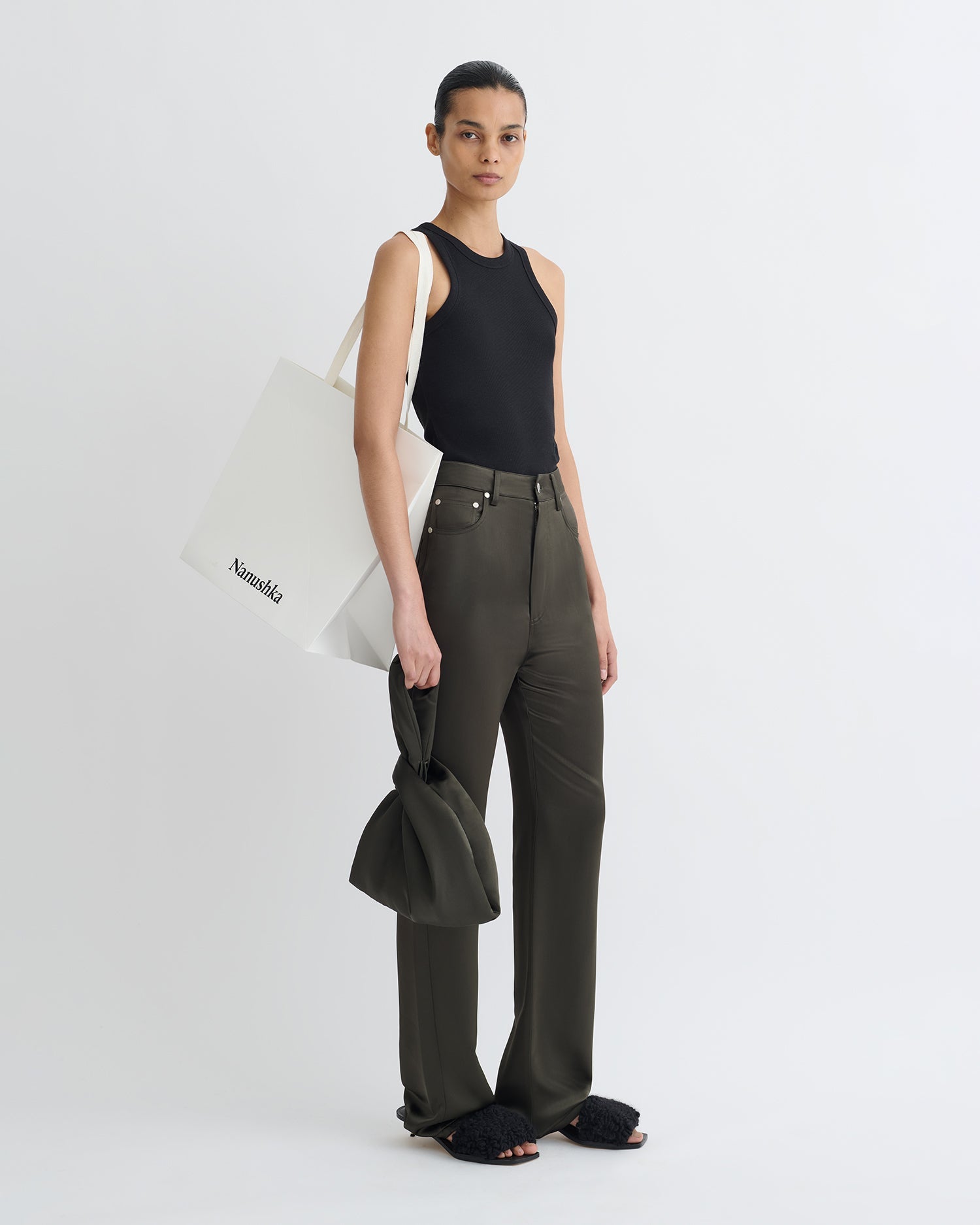 Tita - Slip Satin Pants