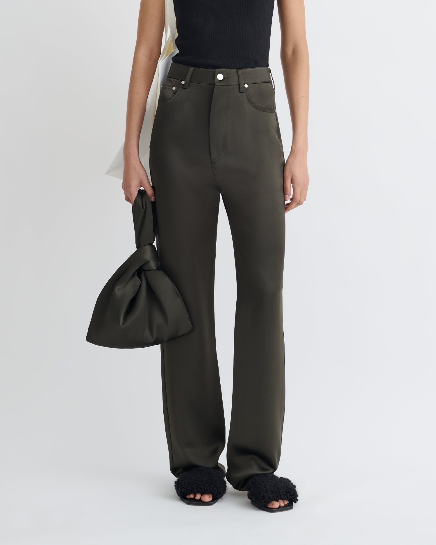 Tita - Slip Satin Pants
